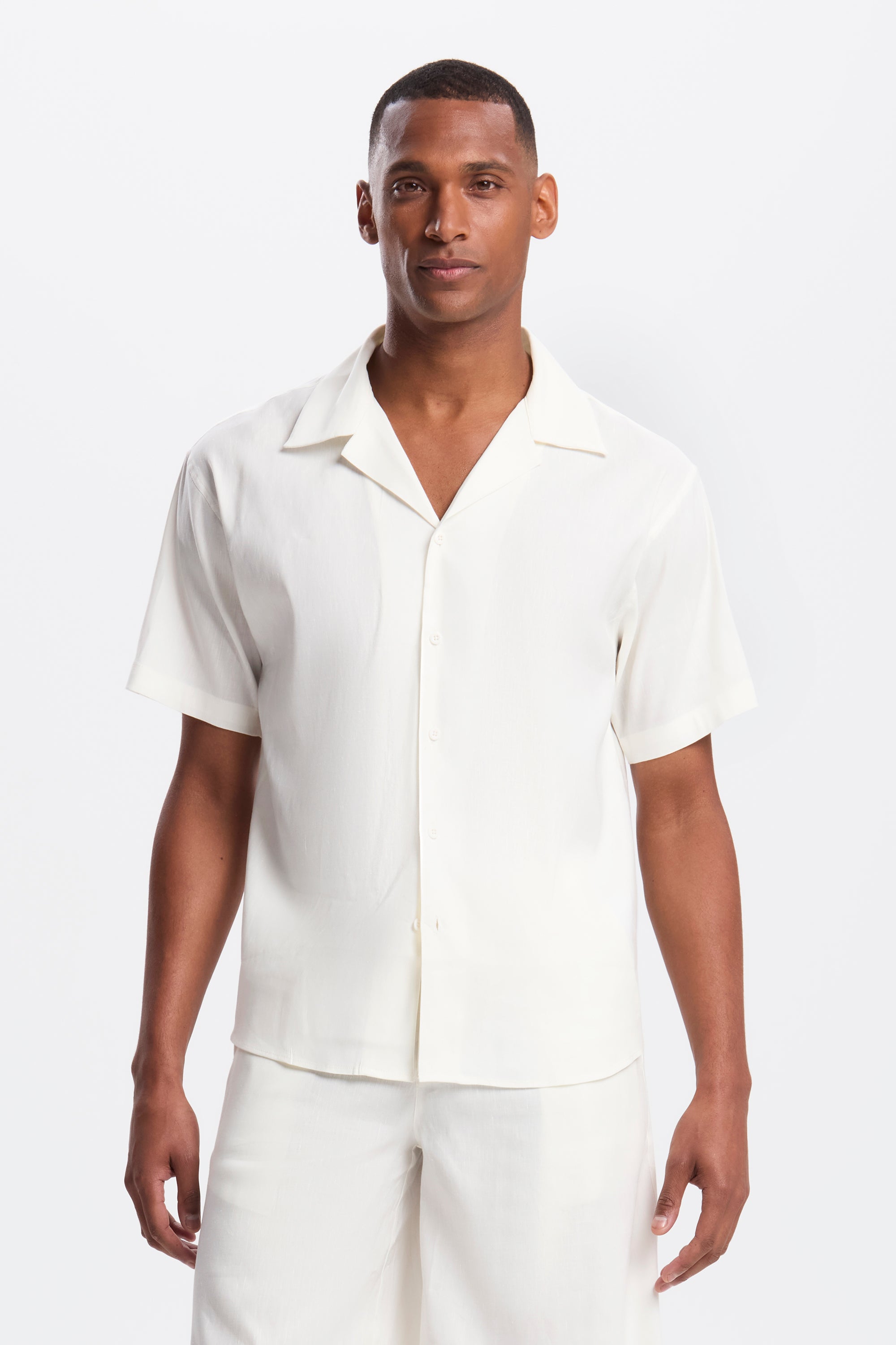 THE LINEN SHORT SET