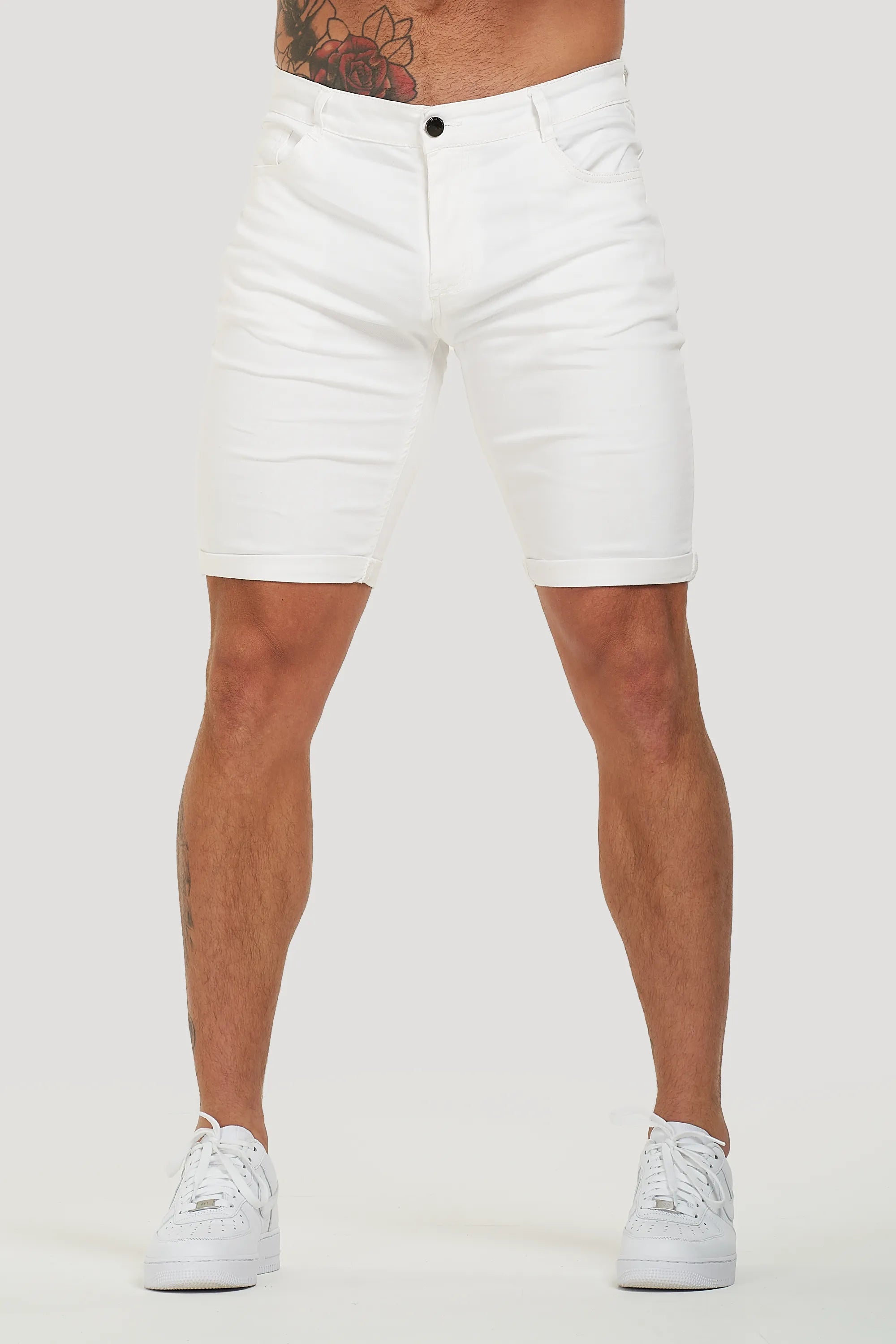 THE LORENZO SHORTS - WHITE - ICON. AMSTERDAM