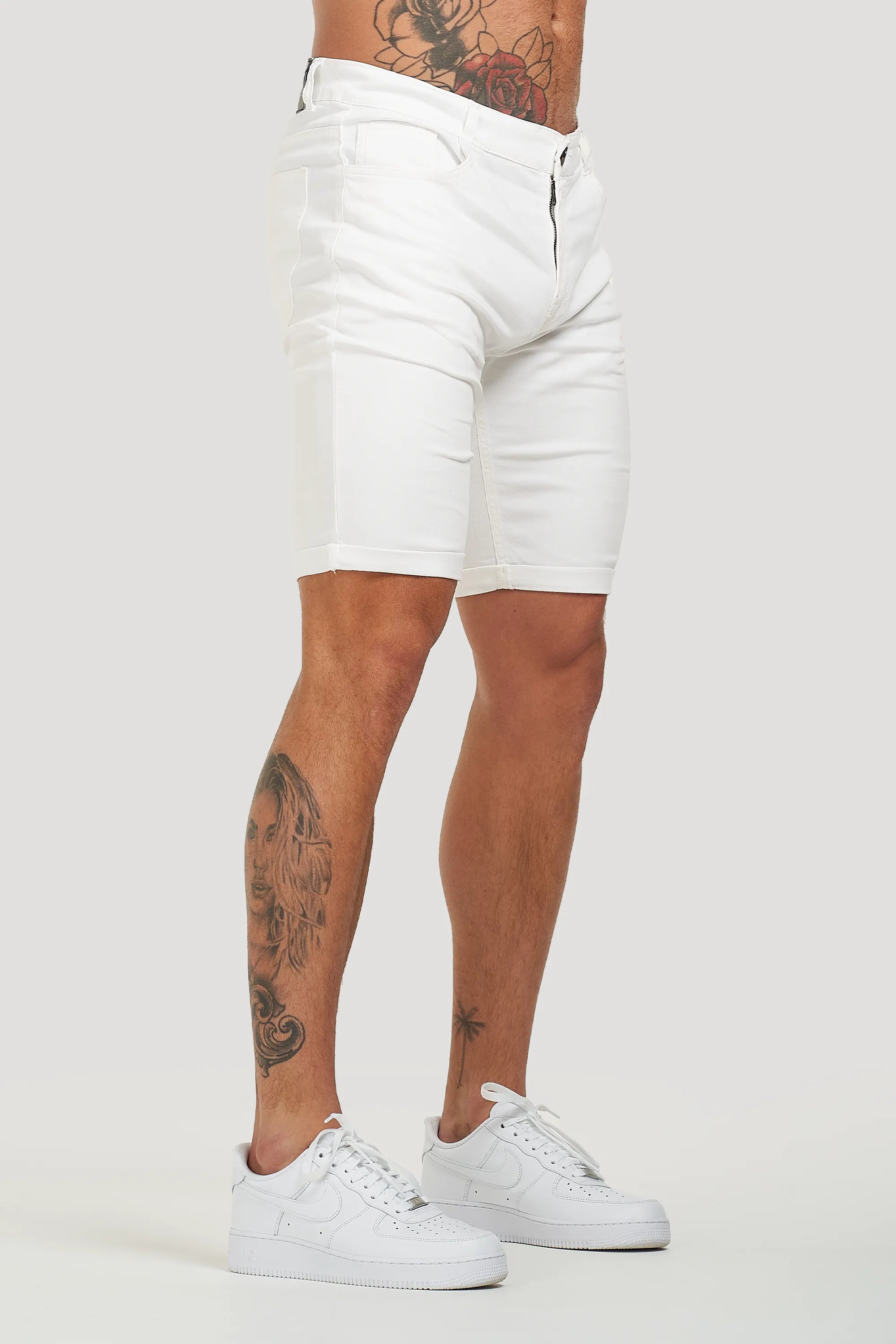 THE LORENZO SHORTS - WHITE - ICON. AMSTERDAM