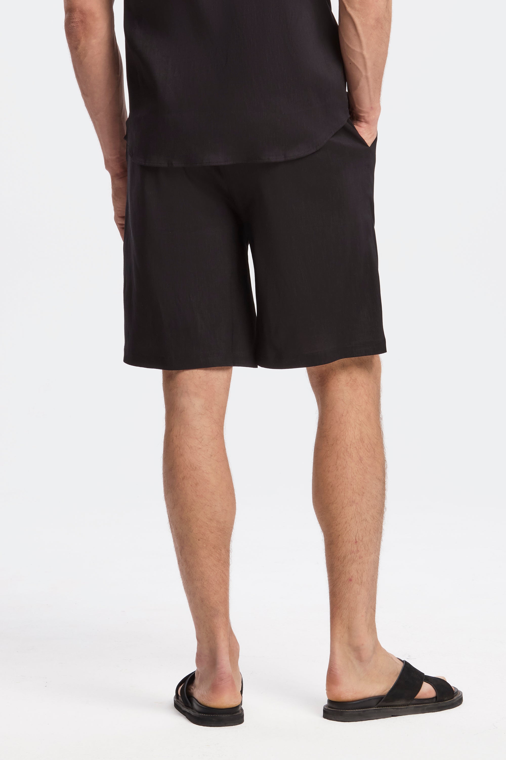 THE LINEN SHORT SET