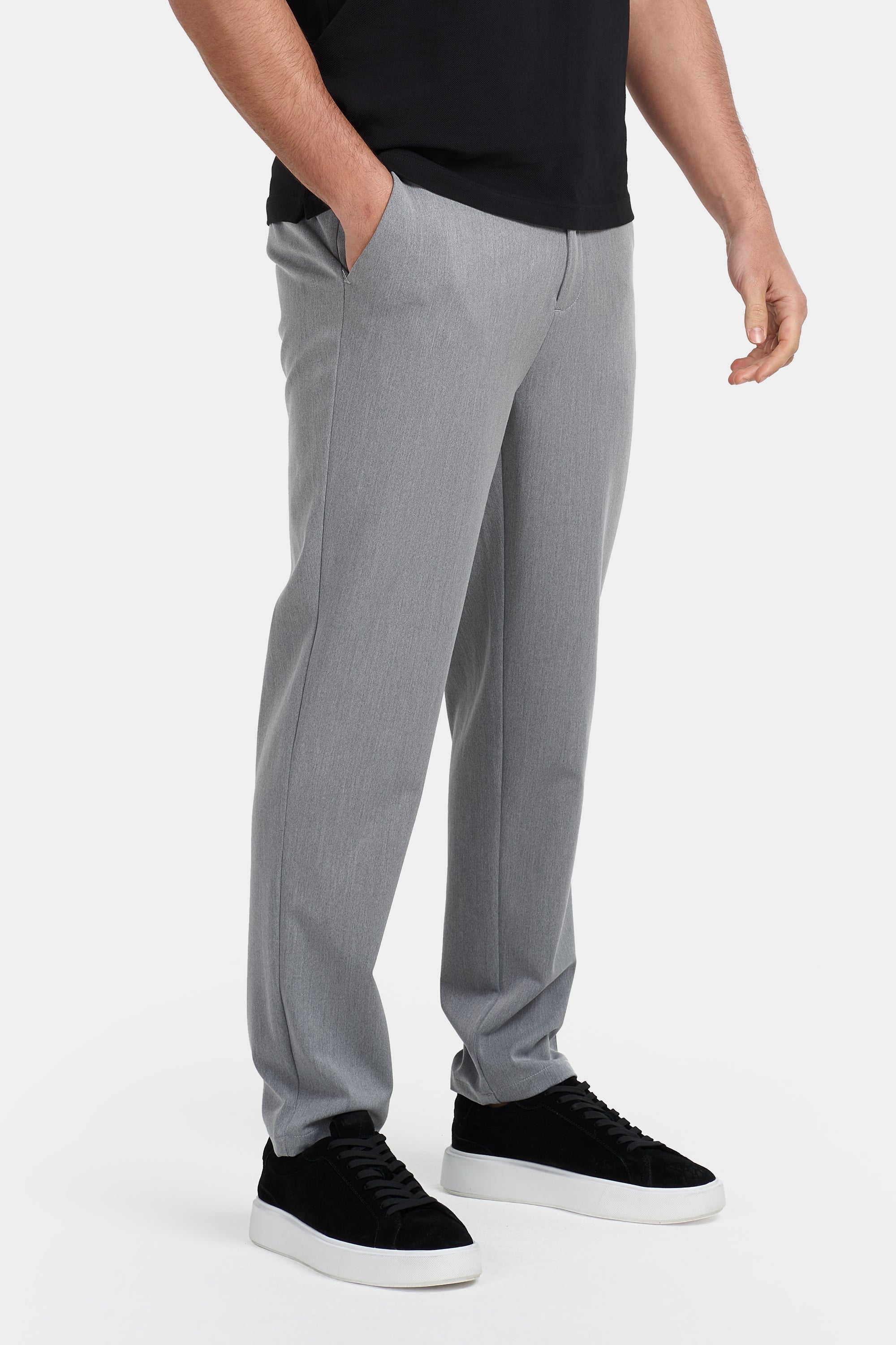 THE SILVIO TROUSERS - Light Grey