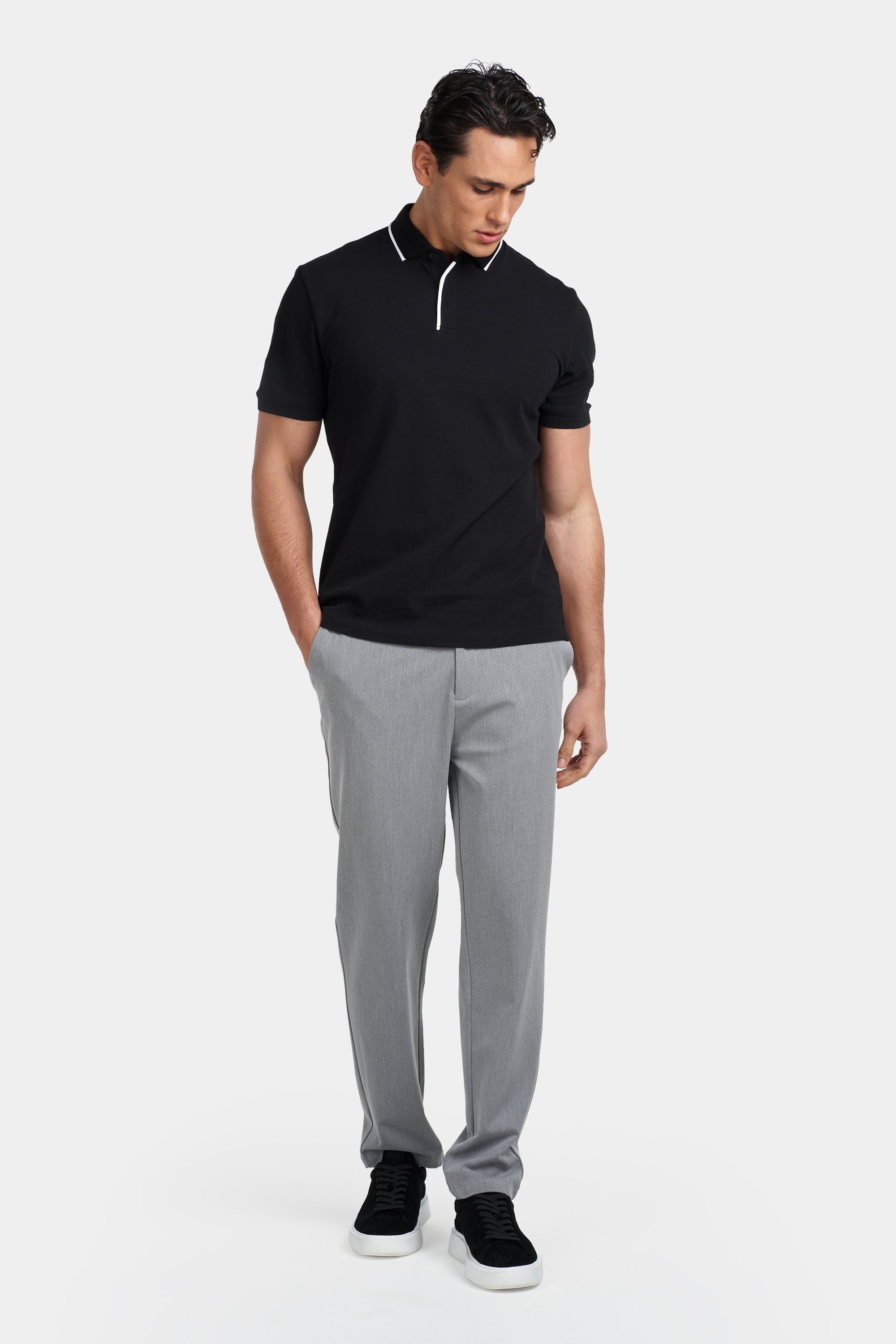THE SILVIO TROUSERS - Light Grey