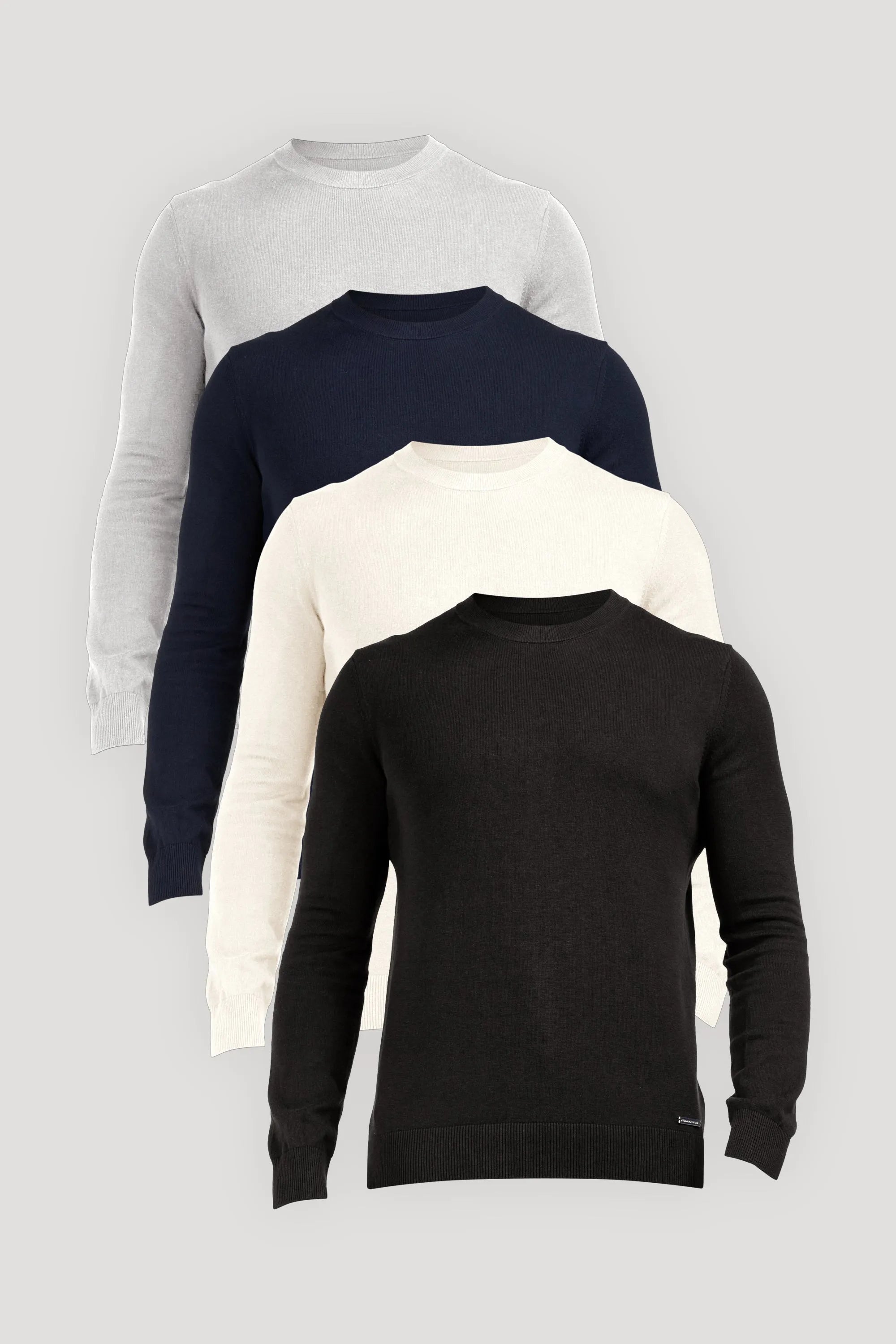 BUNDLE: The Blue & White Collection - 4 Medium size Long Sleeve Tops (like 2024 new)