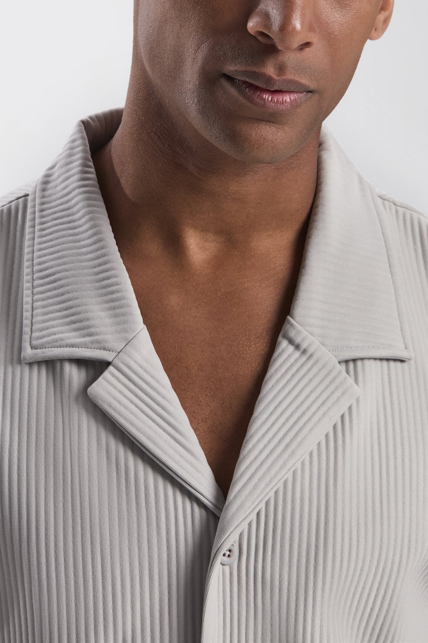 THE PLEATED SHORT SET - GREY