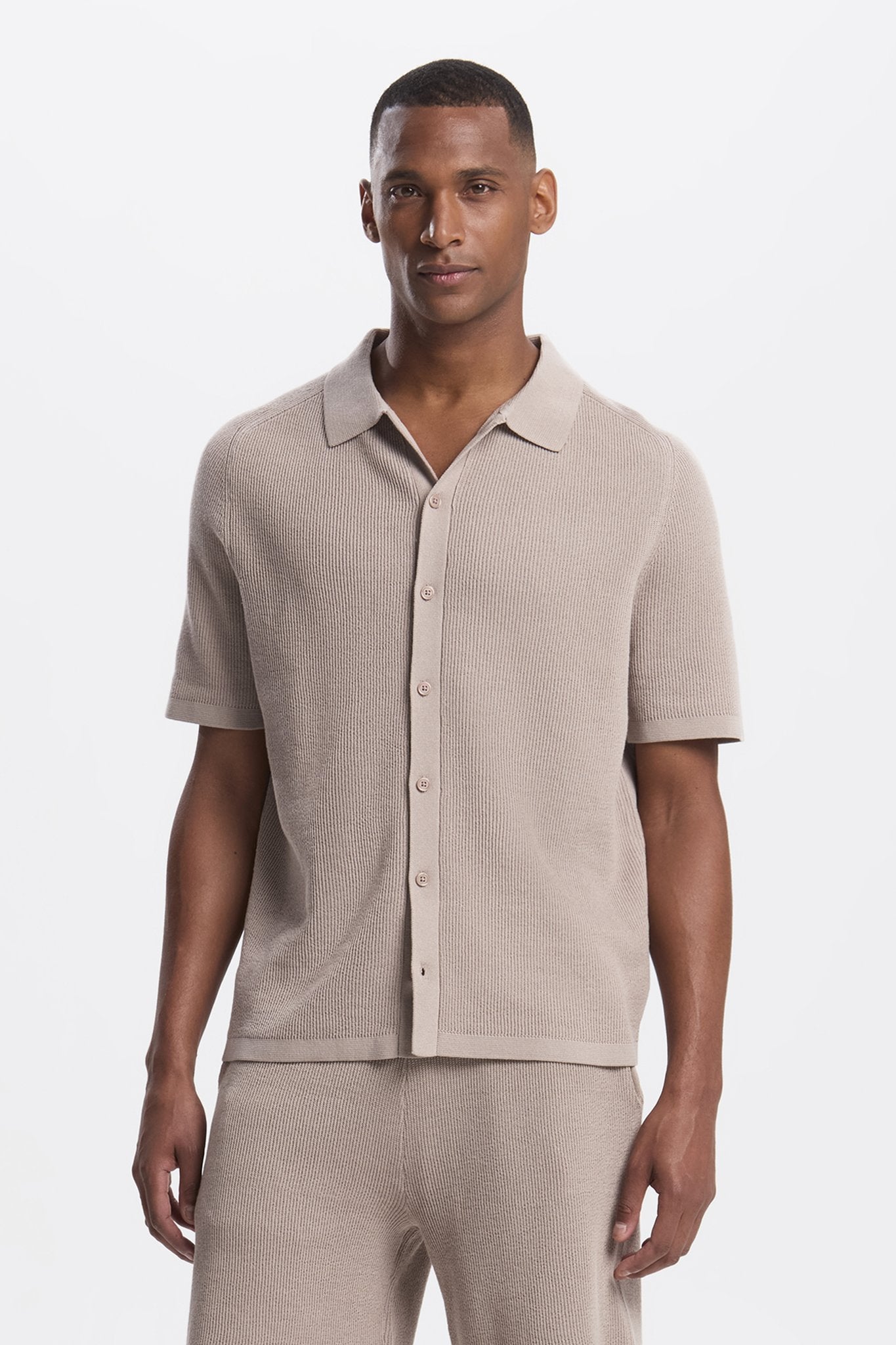 THE RUSSO KNITTED SET - LIGHT BEIGE