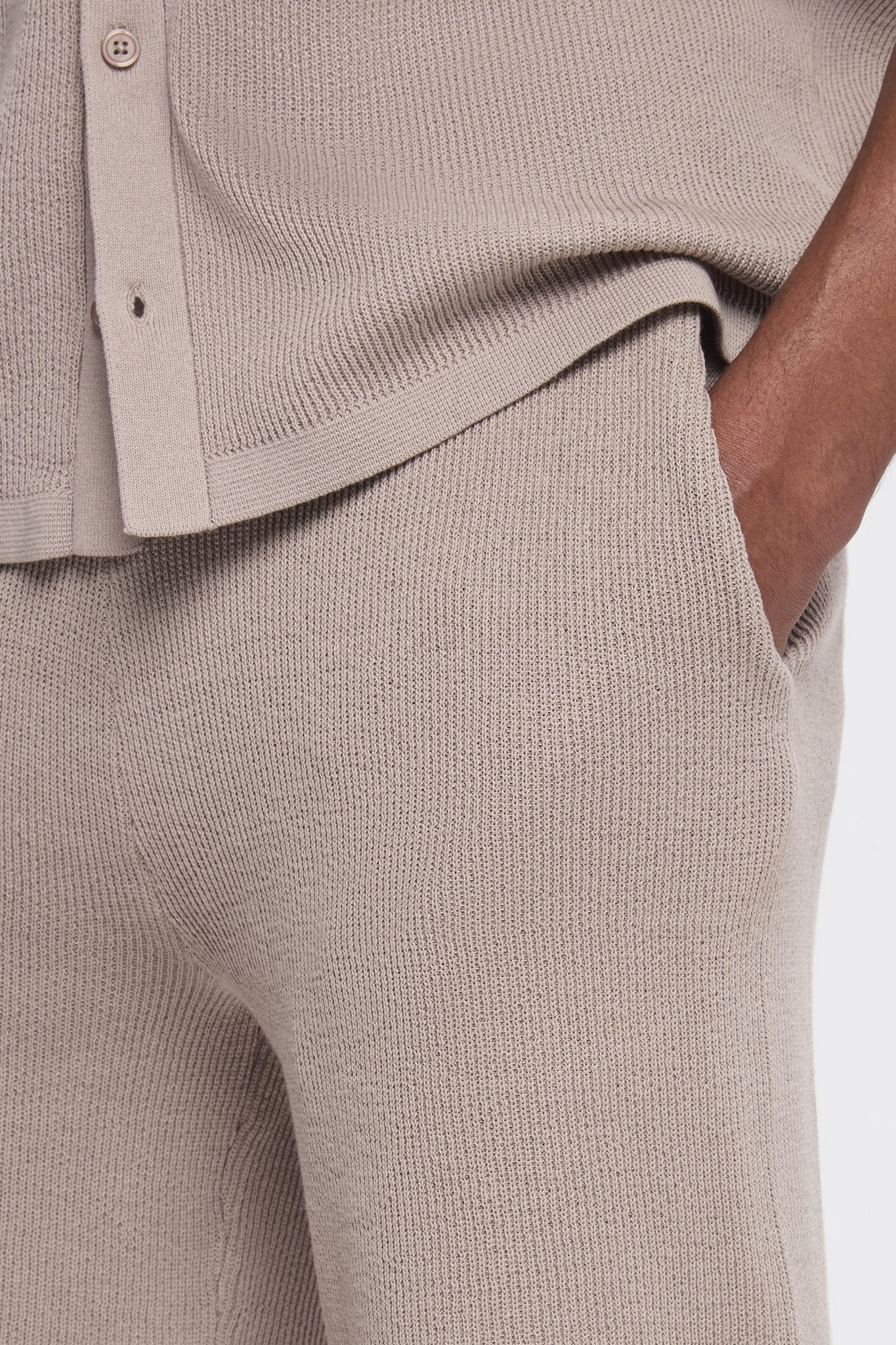 THE RUSSO KNITTED SET - LIGHT BEIGE