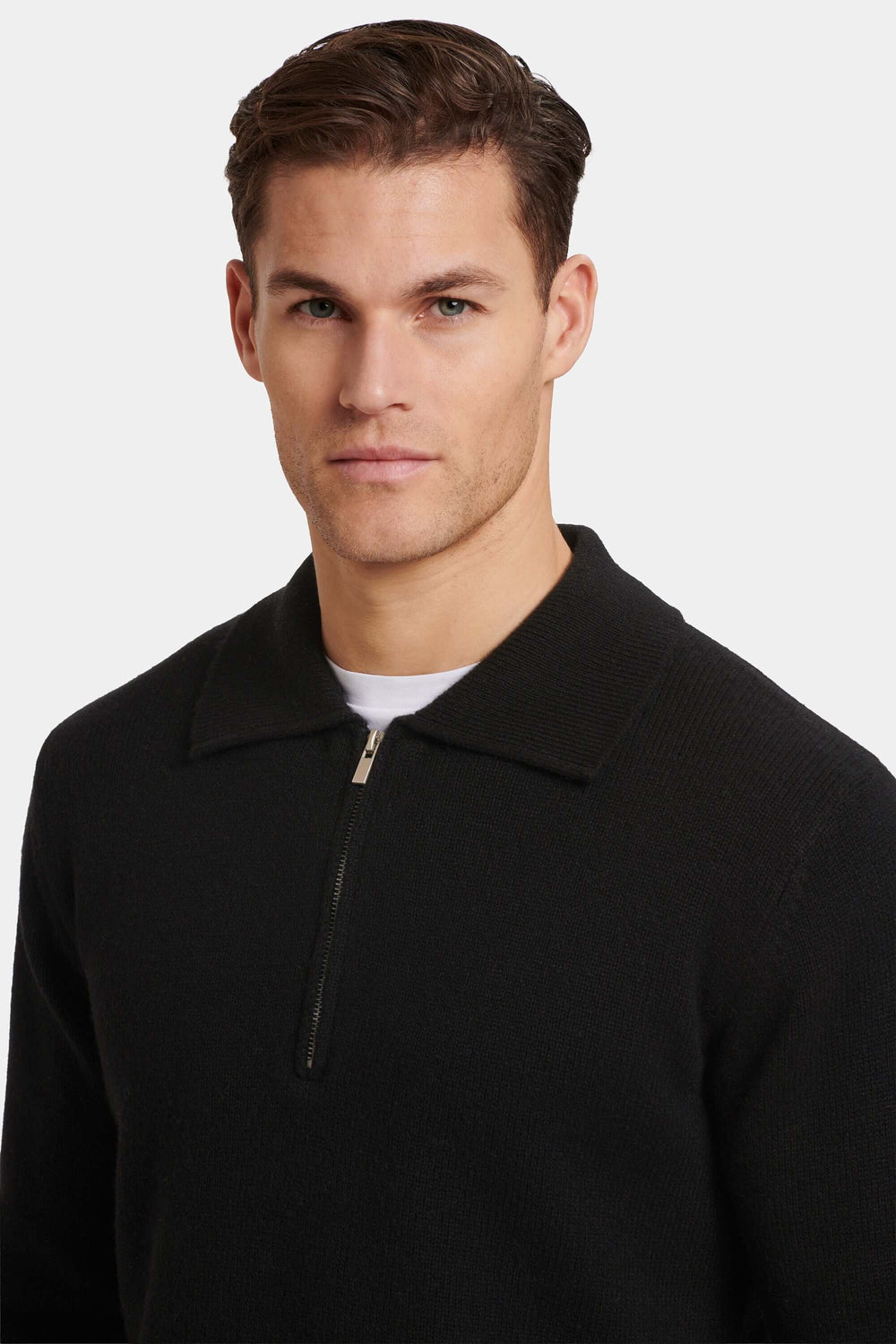 THE COMPONE QUARTER ZIP POLO