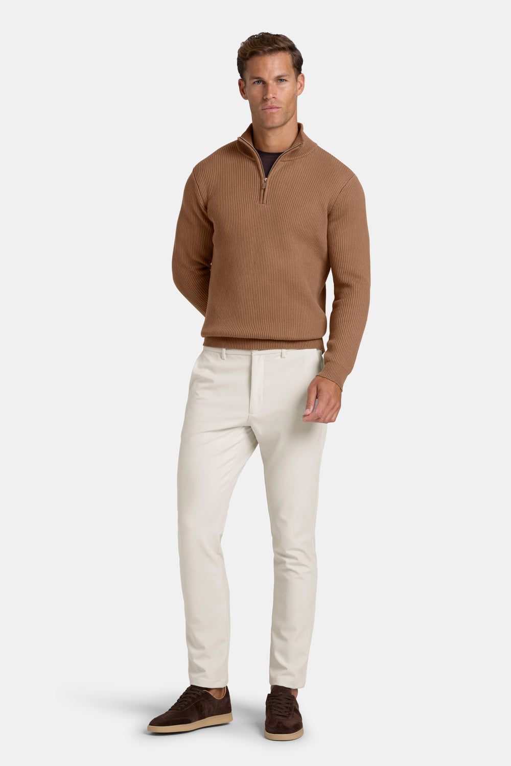 THE DECO QUARTER ZIP SWEATER