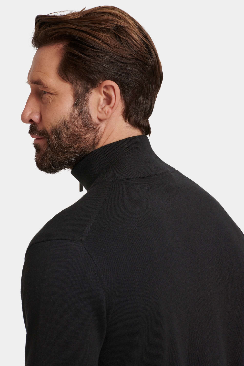 THE SANTONI QUARTER ZIP SWEATER