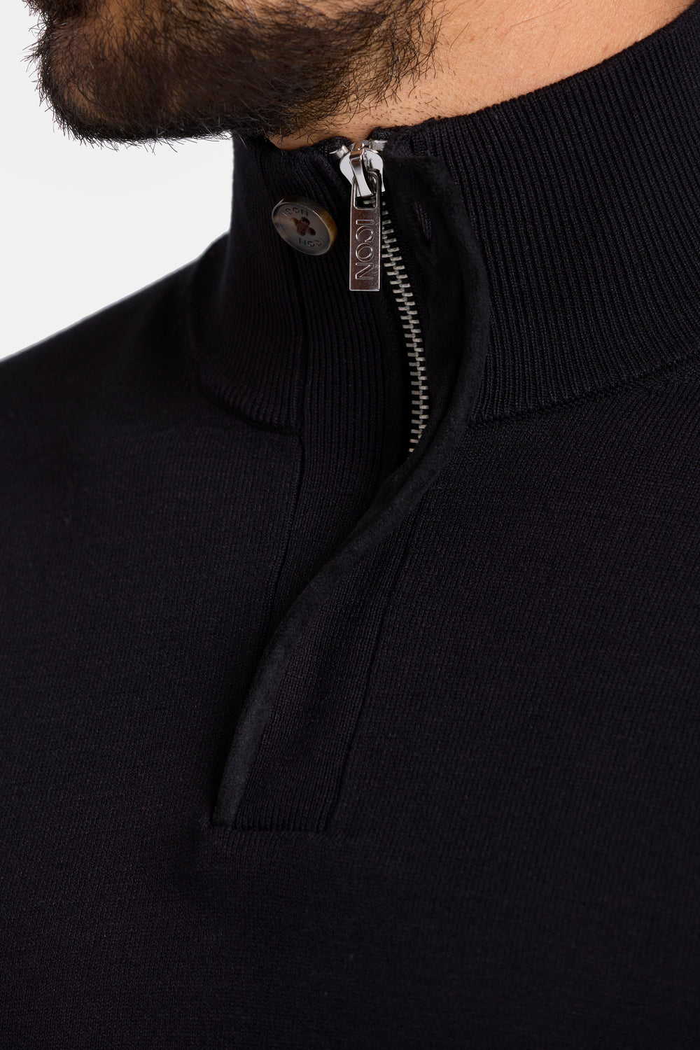 THE FINEZZA QUARTER ZIP SWEATER
