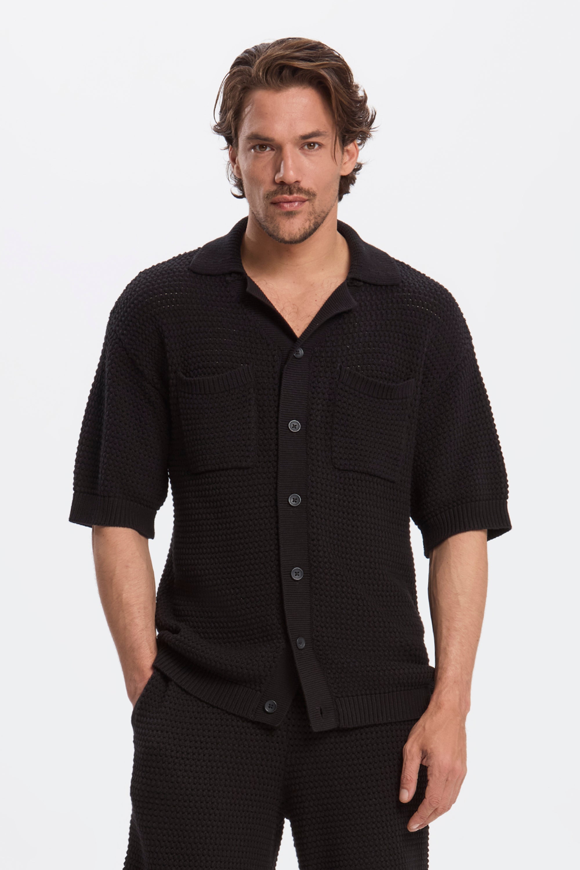 THE MATESE CROCHET SET - BLACK