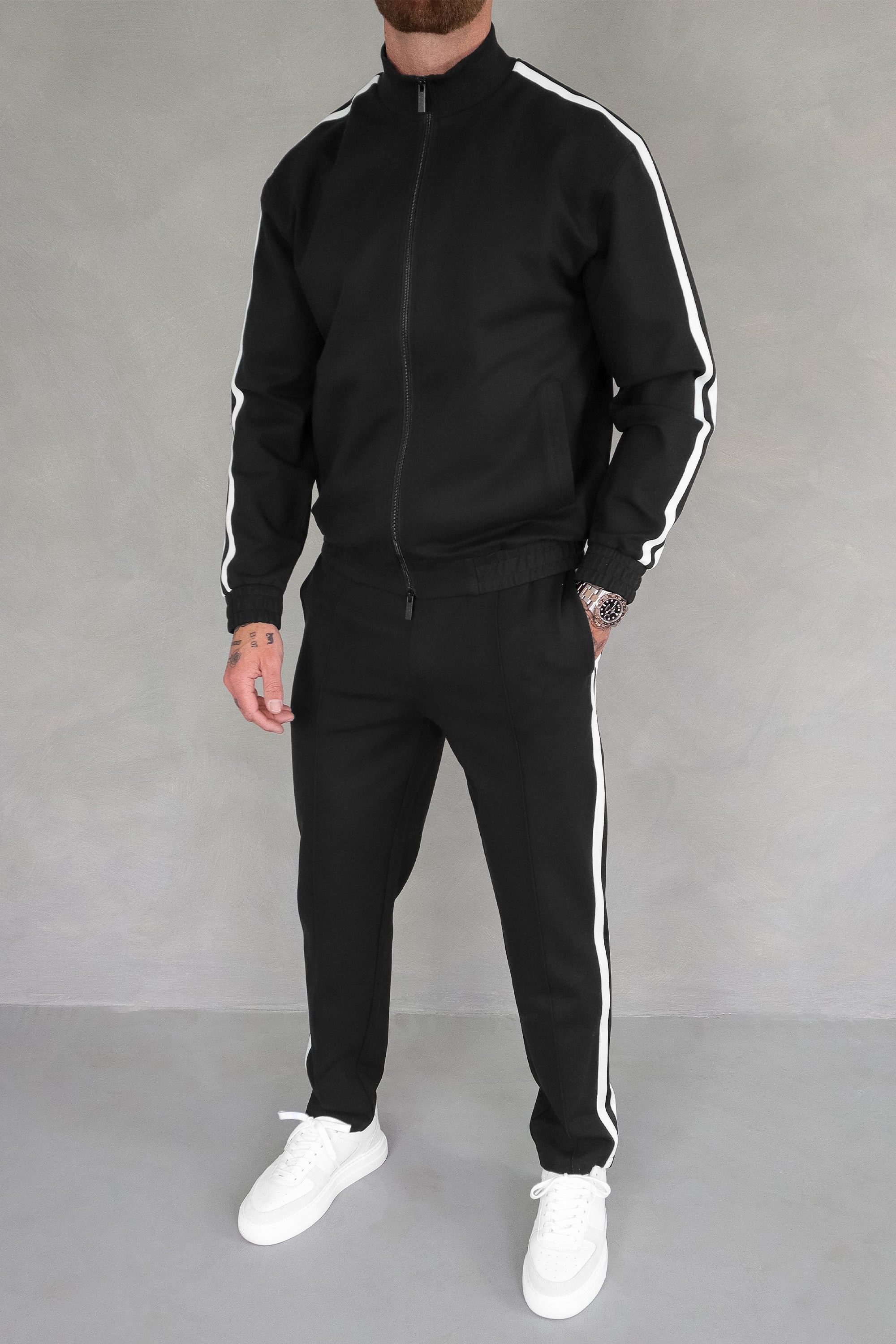 The Tape Tracksuit - Black