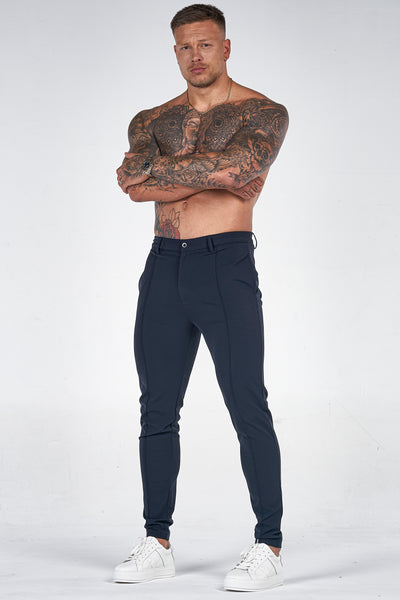 THE VOCO TROUSERS - NAVY BLUE - ICON. AMSTERDAM