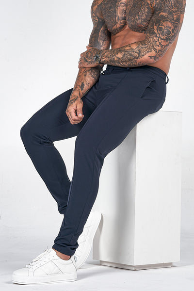 THE VOCO TROUSERS - NAVY BLUE - ICON. AMSTERDAM