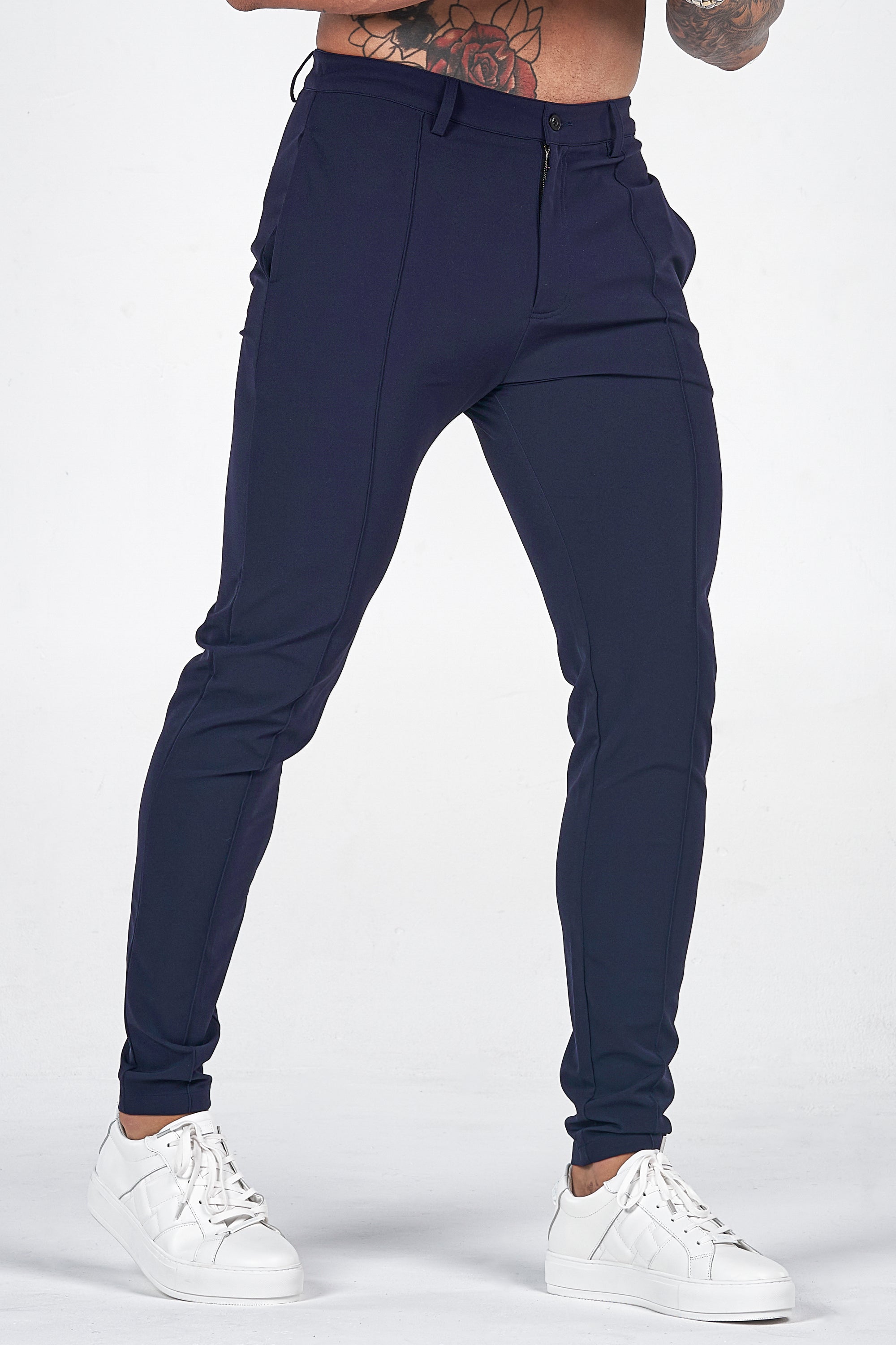 THE VOCO TROUSERS 2.0 - NAVY BLUE - ICON. AMSTERDAM