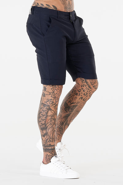 THE AVANI SHORTS - DARK BLUE - ICON. AMSTERDAM