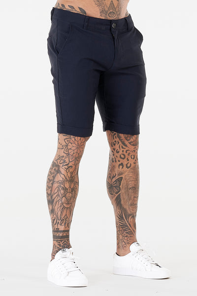 THE AVANI SHORTS - DARK BLUE - ICON. AMSTERDAM