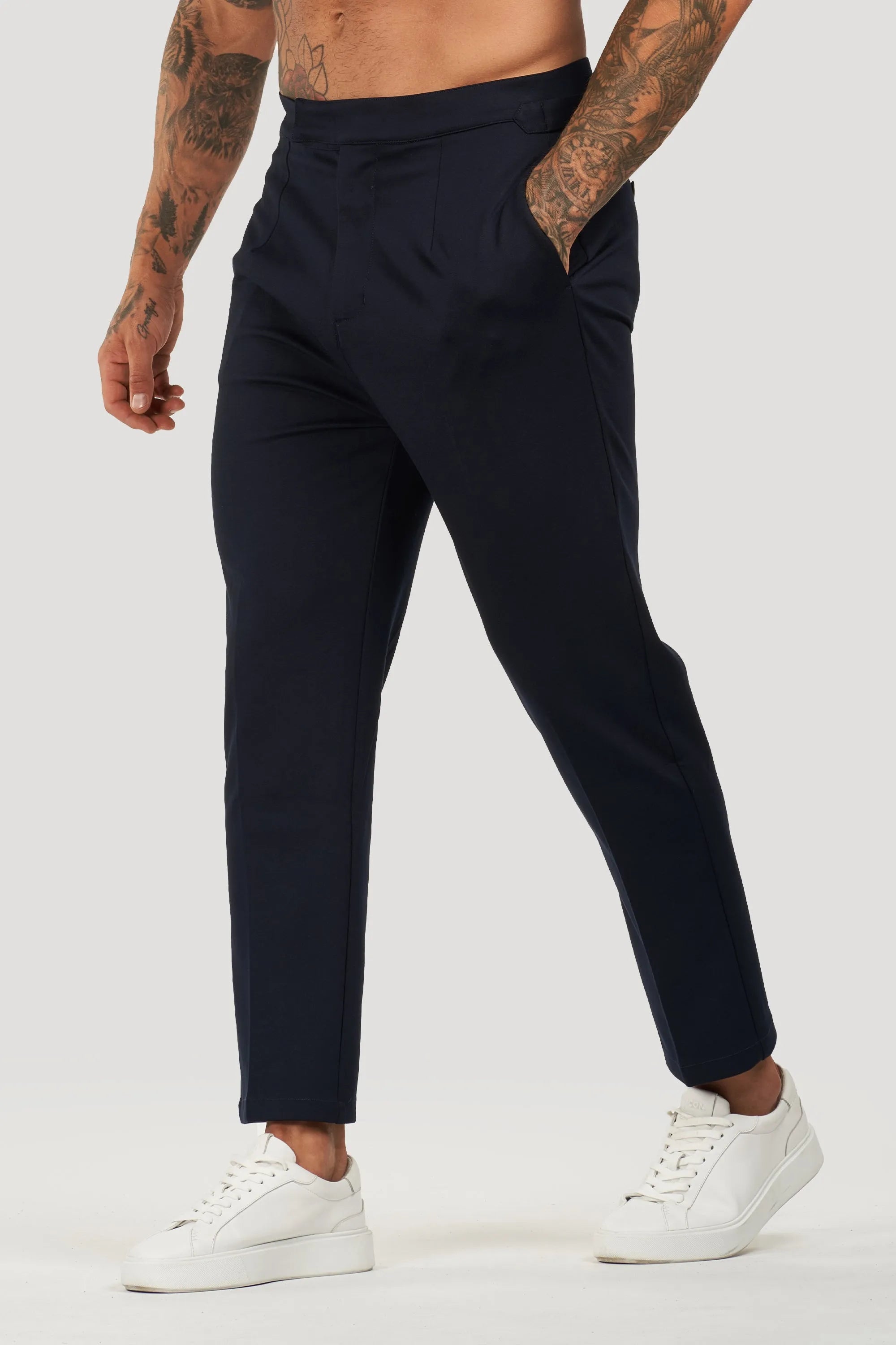 The Alessio Trousers - Navy Blue