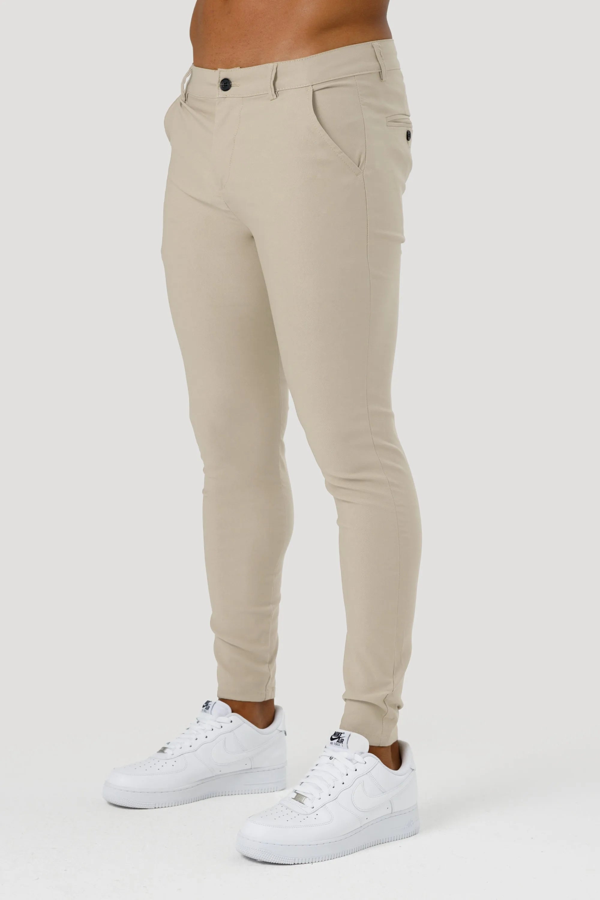 THE AVANI TROUSERS - IVORY - ICON. AMSTERDAM