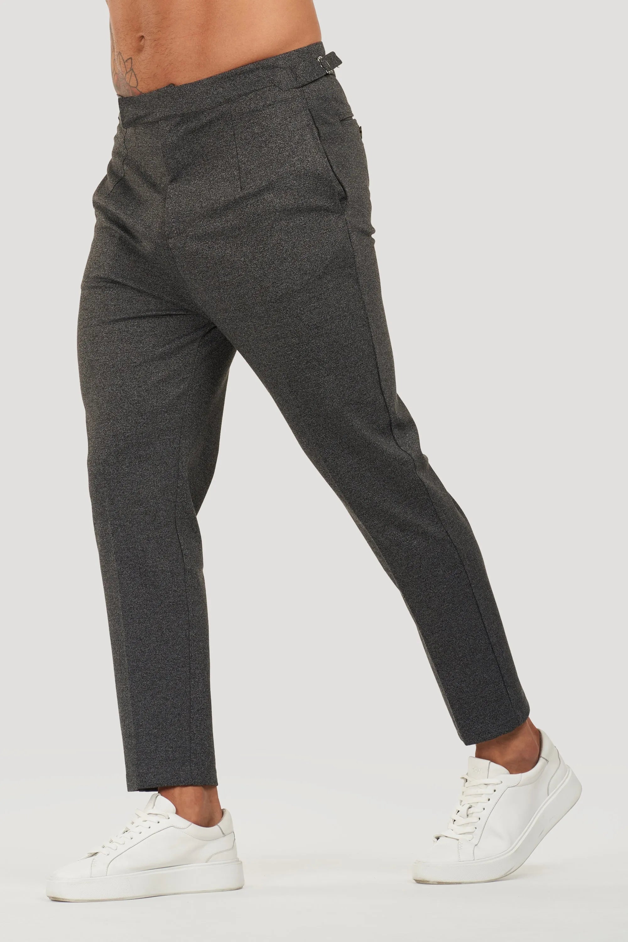 THE ALESSIO TROUSERS - DARK GREY - ICON. AMSTERDAM