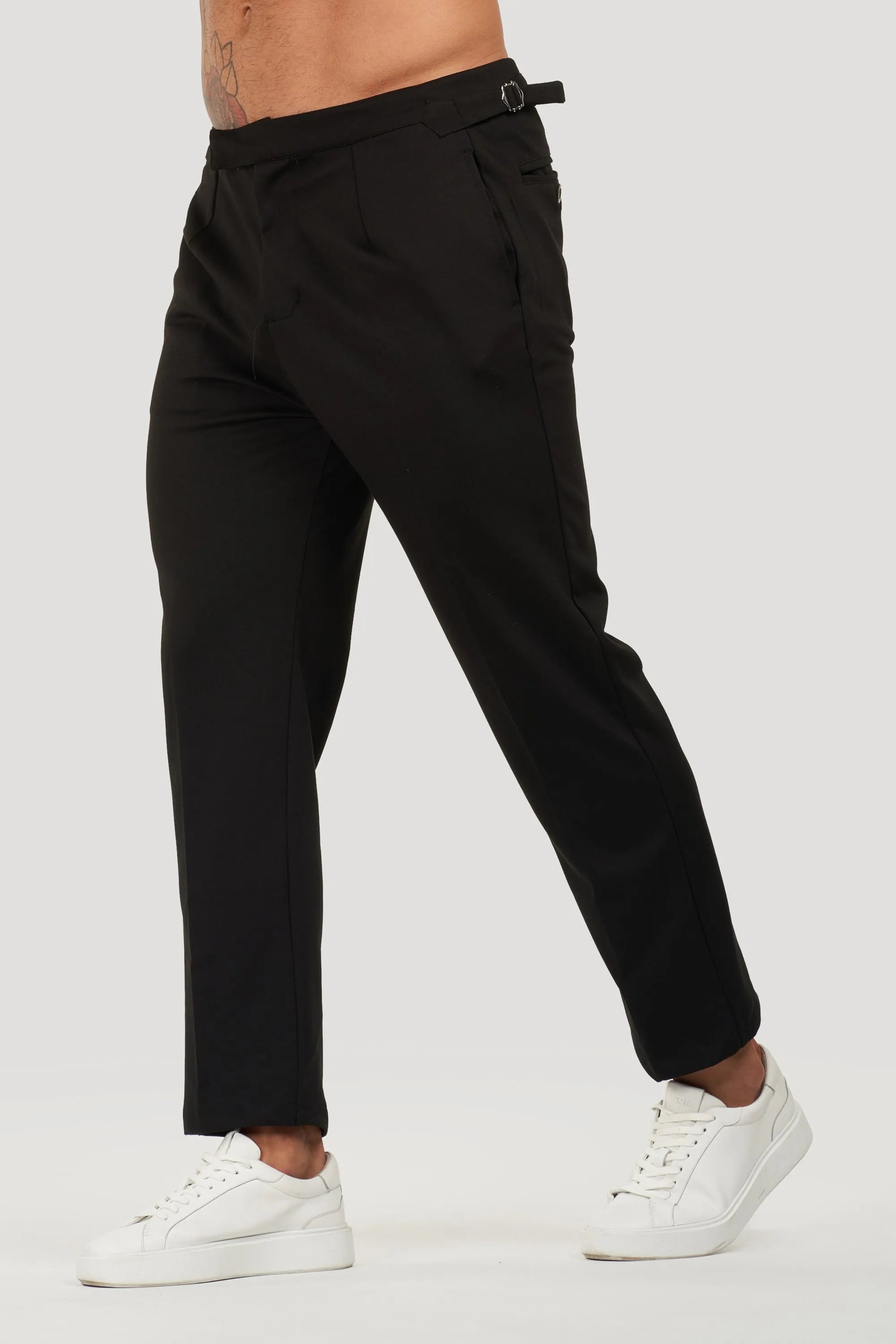 THE ALESSIO TROUSERS - BLACK