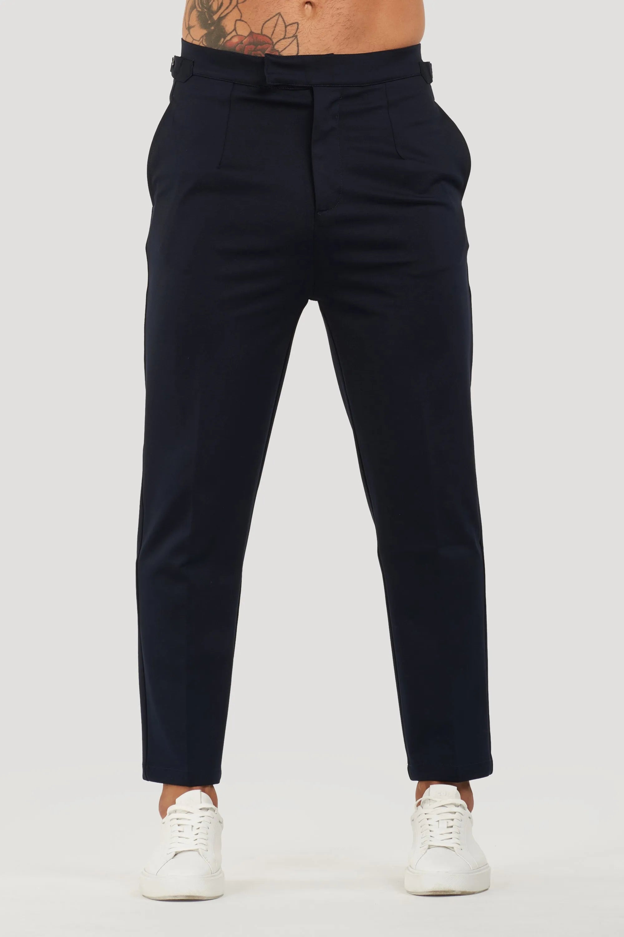 THE ALESSIO TROUSERS - NAVY BLUE