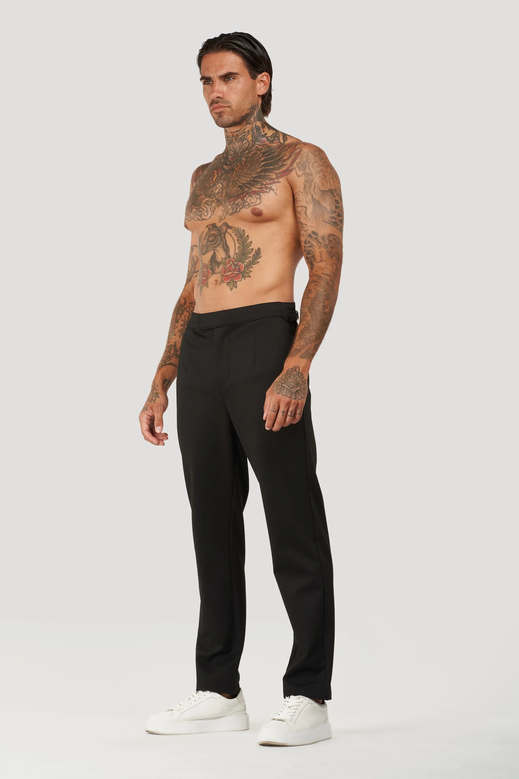 THE AURELIO TROUSERS - Black
