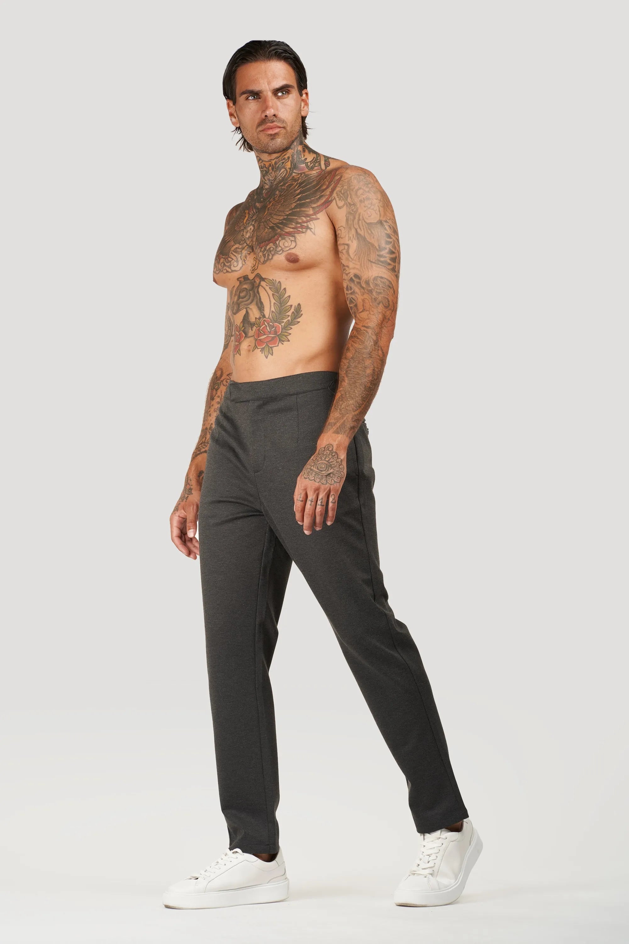 THE AURELIO TROUSERS - Dark Grey