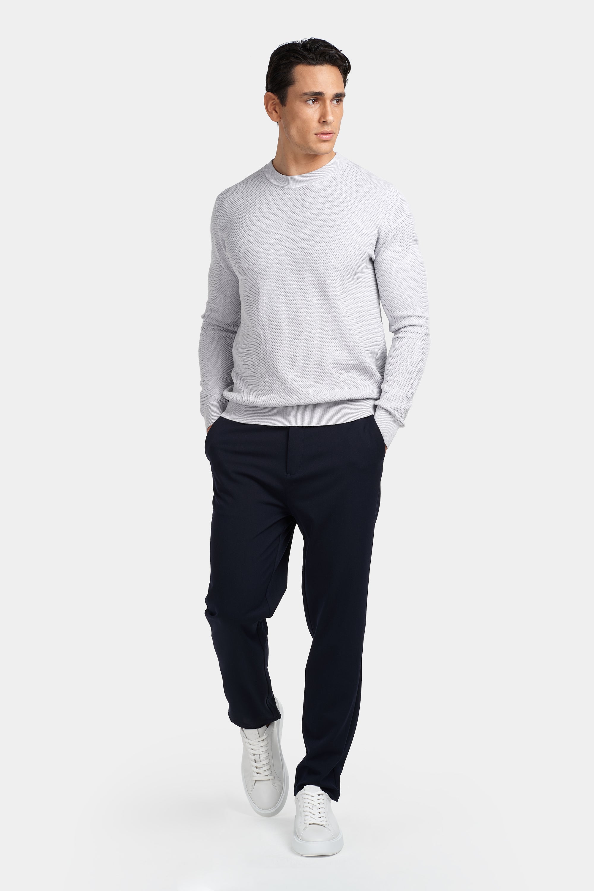 THE SILVIO TROUSERS - Navy Blue