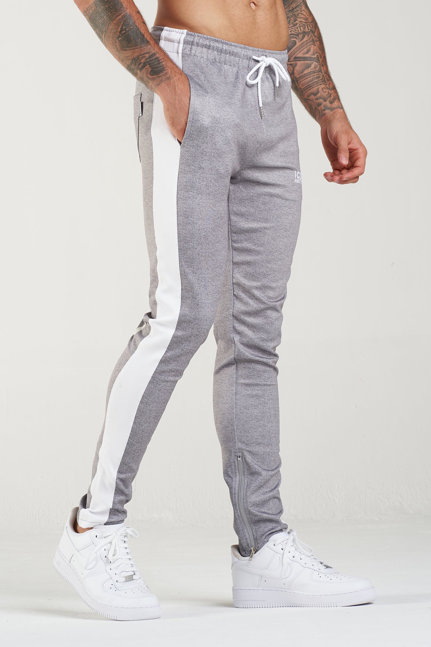 THE ICONIC TRACK PANTS - GREY  Pants, Track pants, Well dressed men