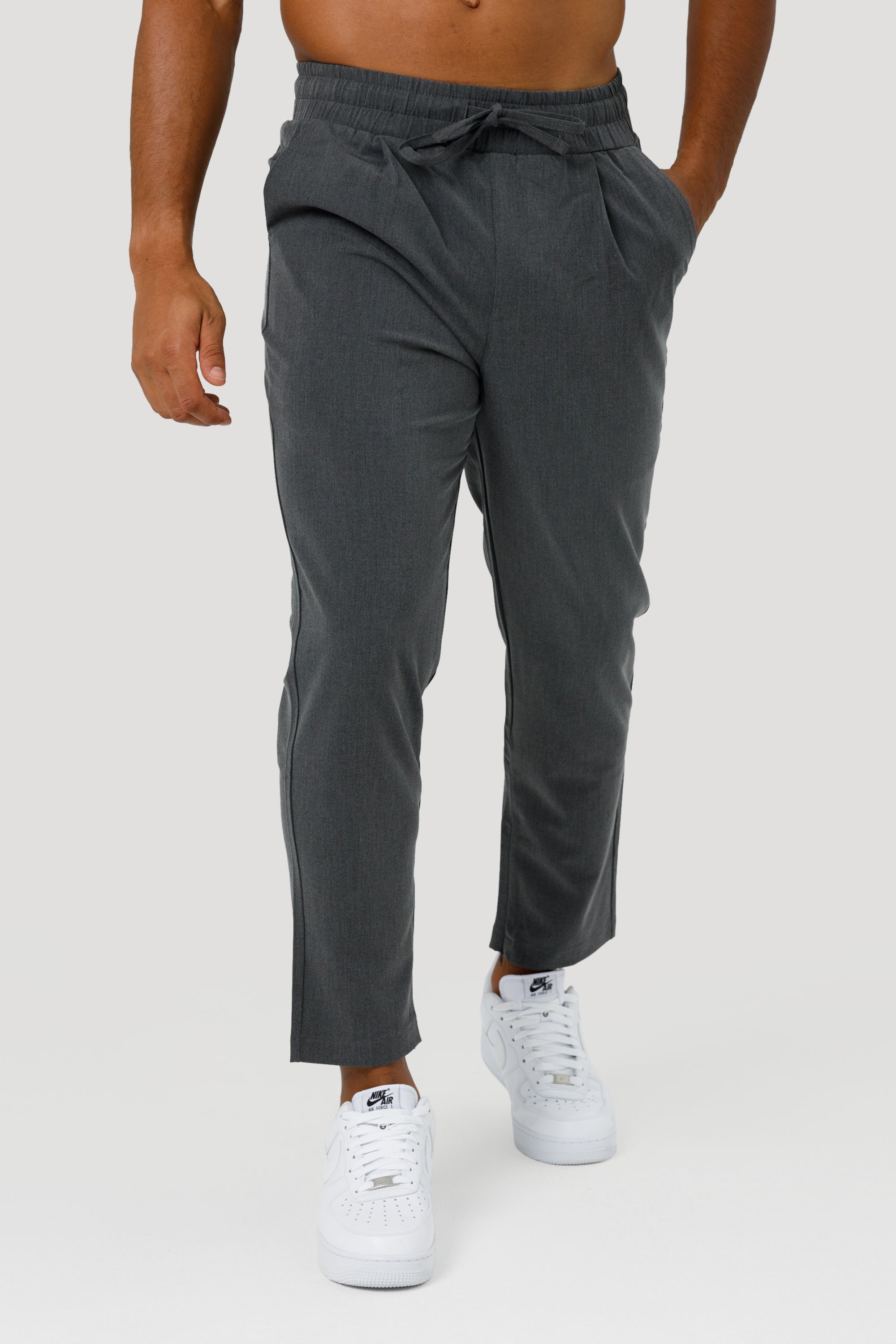 THE ELIO TROUSERS - DARK GREY