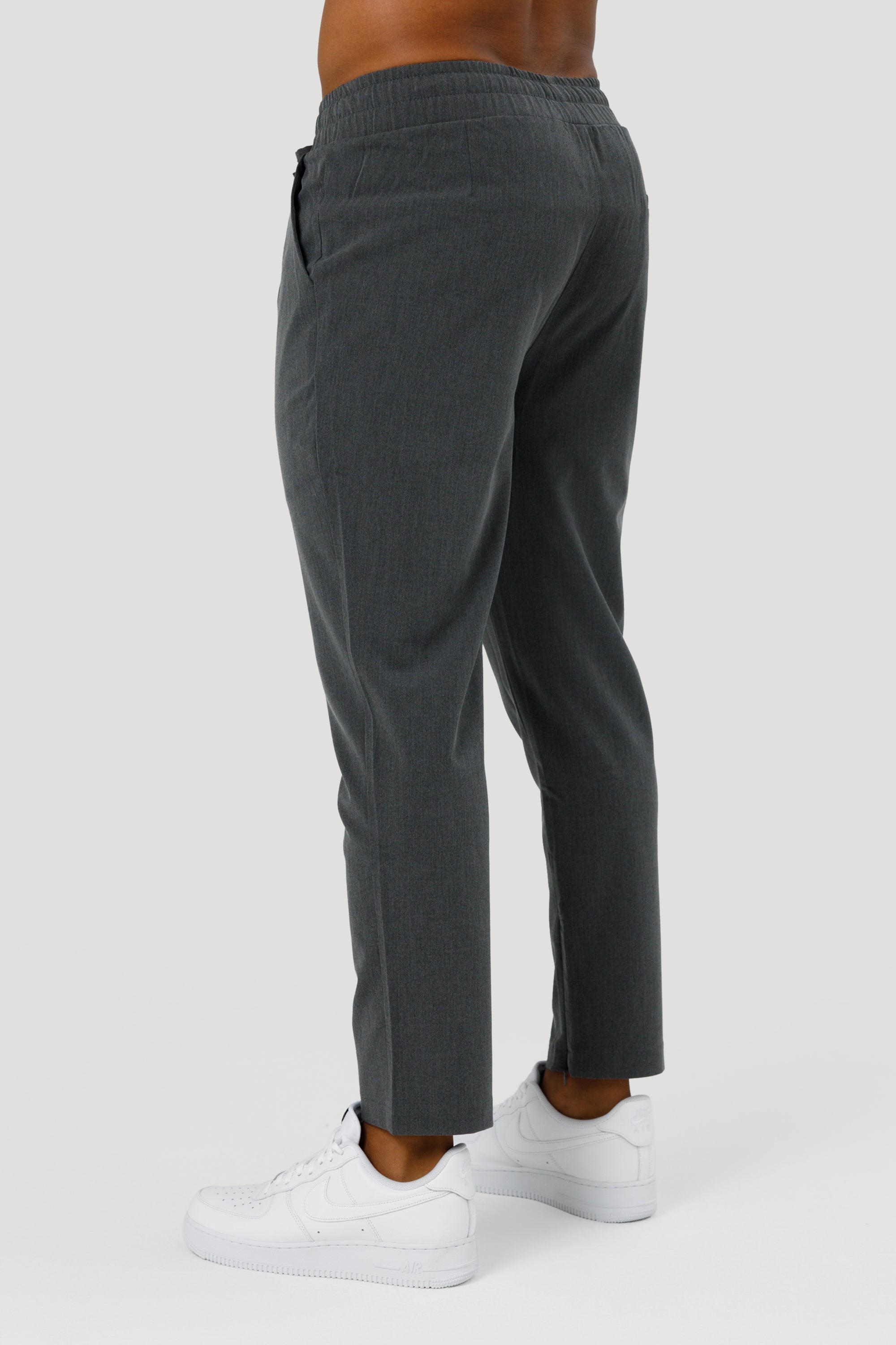 THE ELIO TROUSERS - CIEMNOSZARY