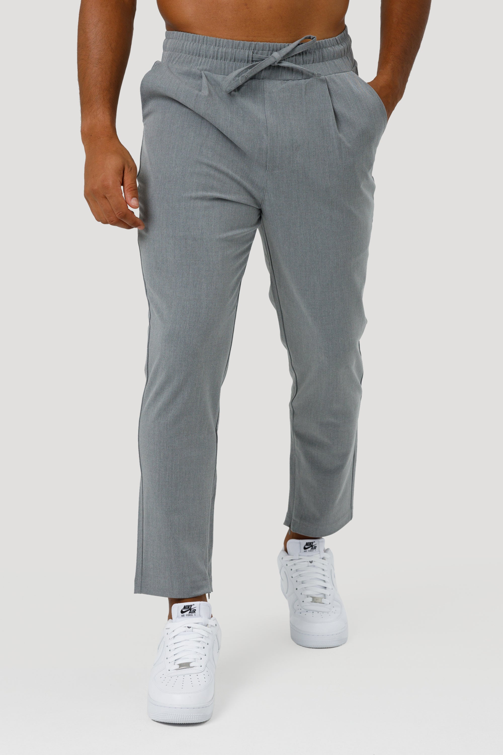 THE ELIO TROUSERS - GRIGIO CHIARO