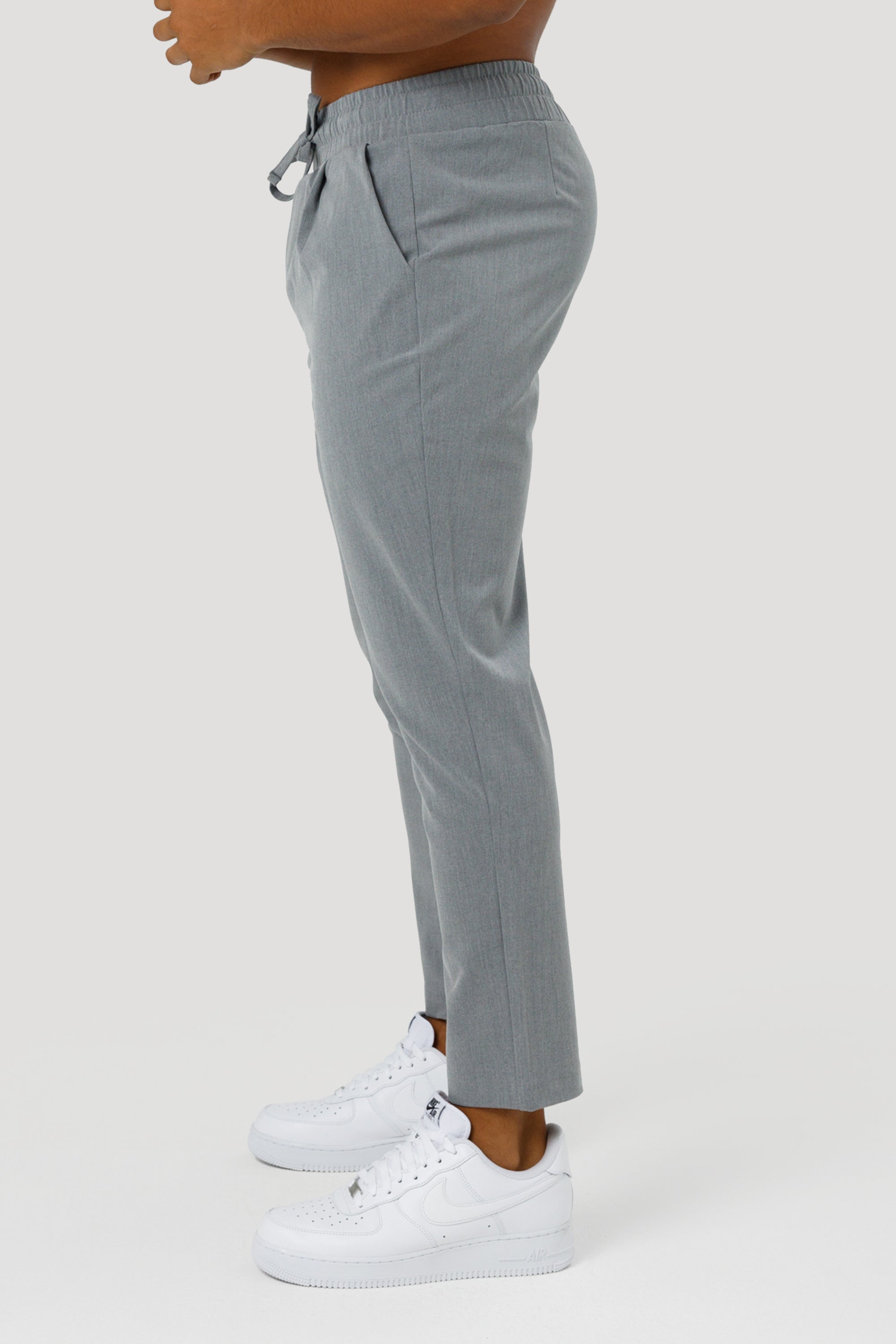 THE ELIO TROUSERS - GRIGIO CHIARO