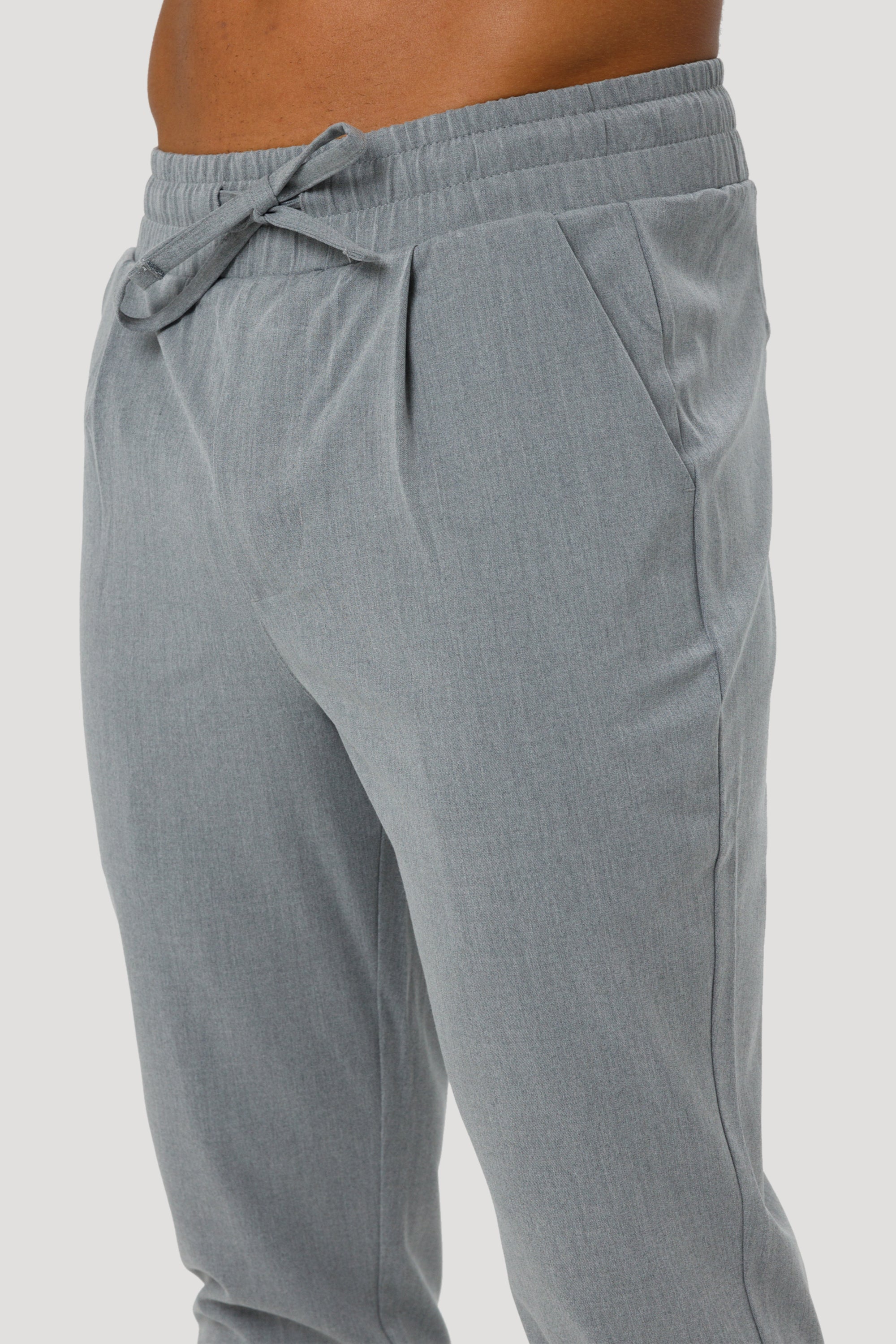 THE ELIO TROUSERS - JASNOSZARY