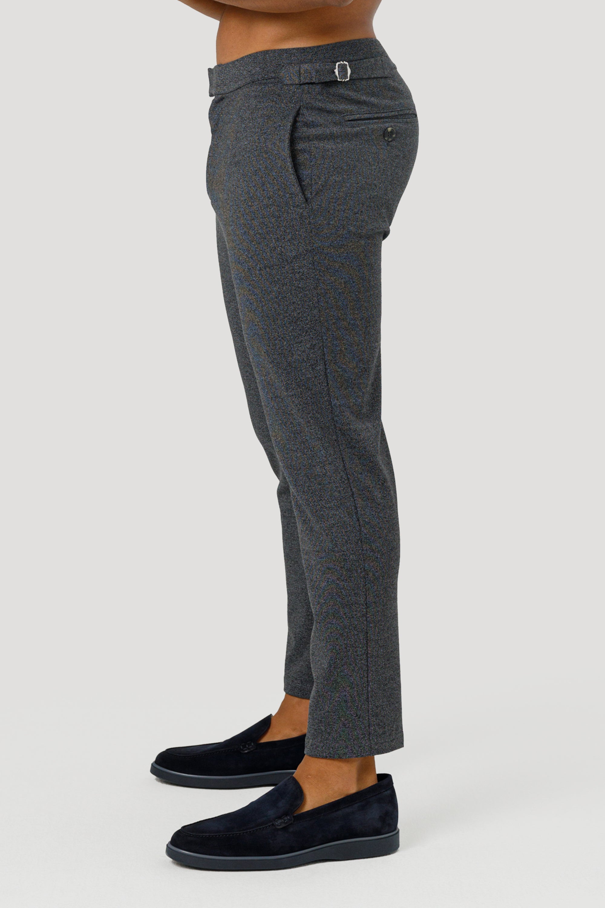 THE ALESSIO TROUSERS - DARK GREY