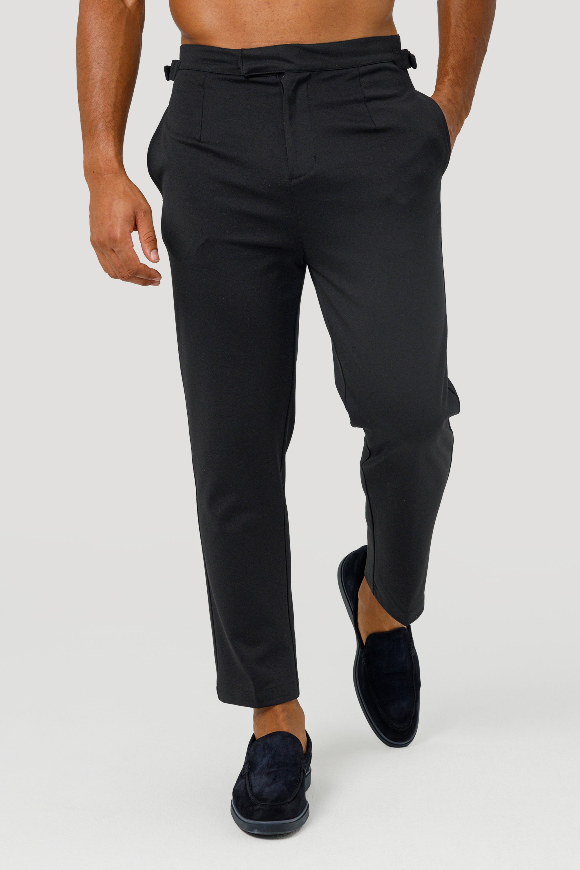 THE ALESSIO TROUSERS - BLACK