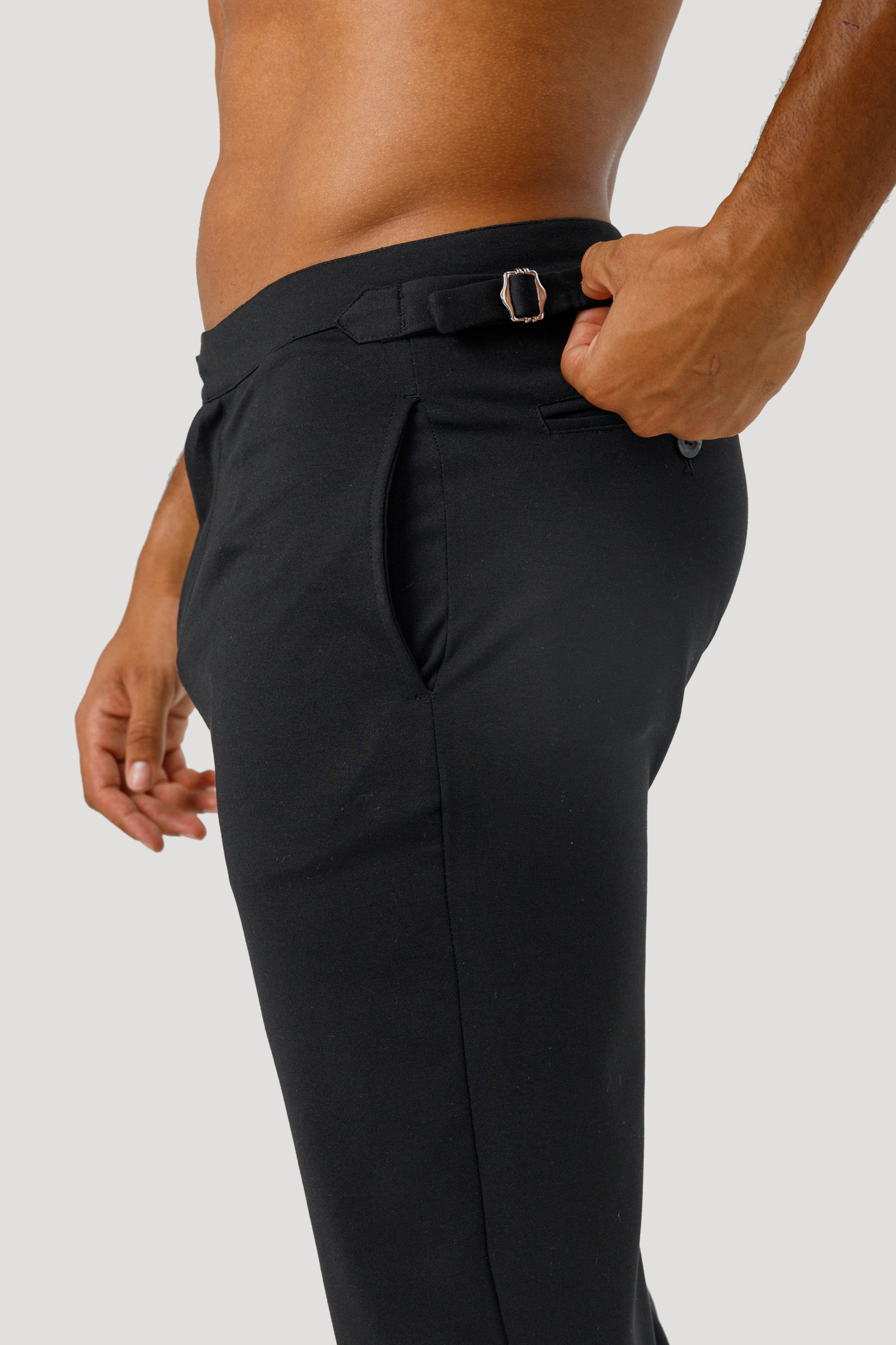 THE ALESSIO TROUSERS - BLACK