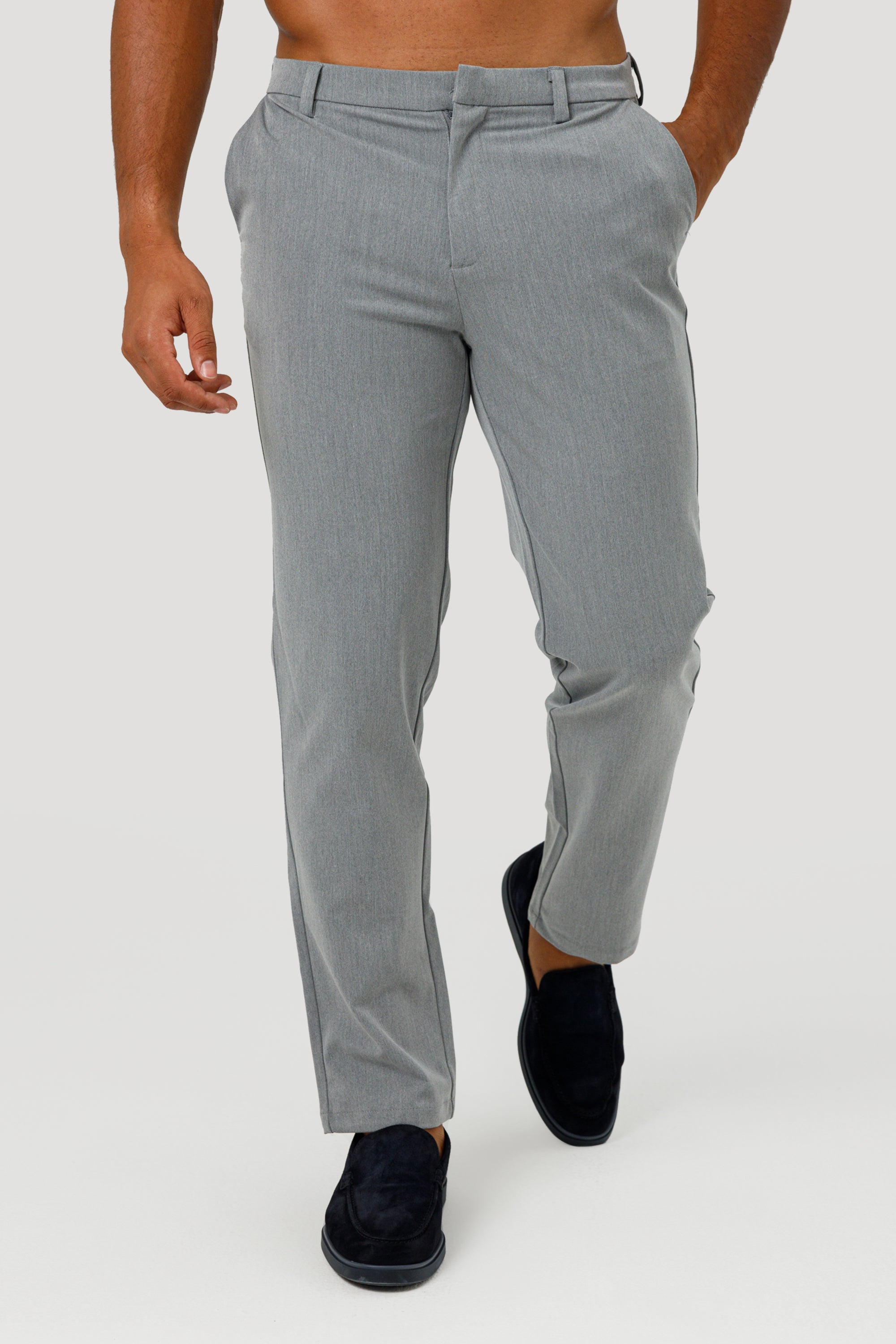 THE LUCIA TROUSERS - GRIGIO CHIARO