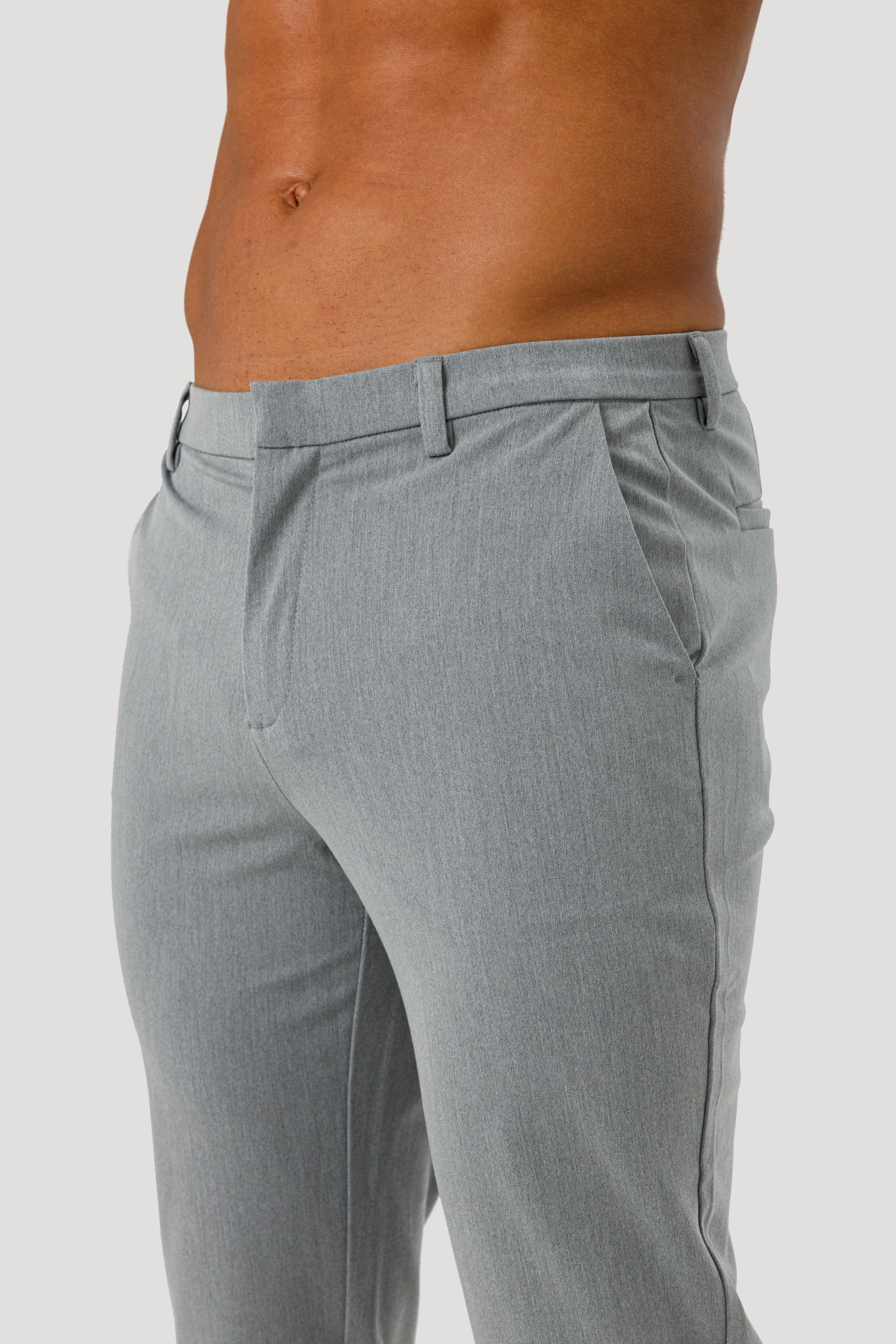 THE LUCIA TROUSERS - GRIGIO CHIARO