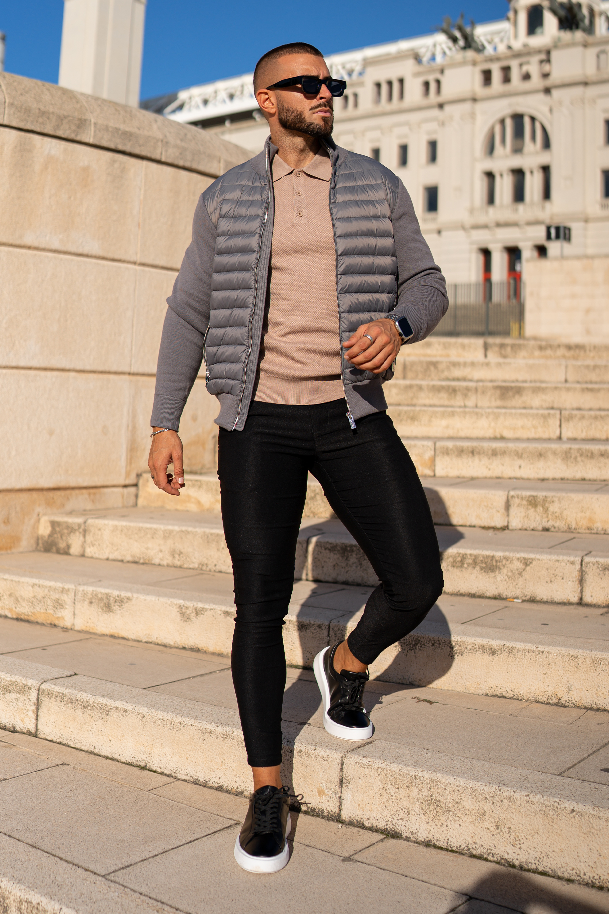 THE VERONA JACKET - CHARCOAL GREY