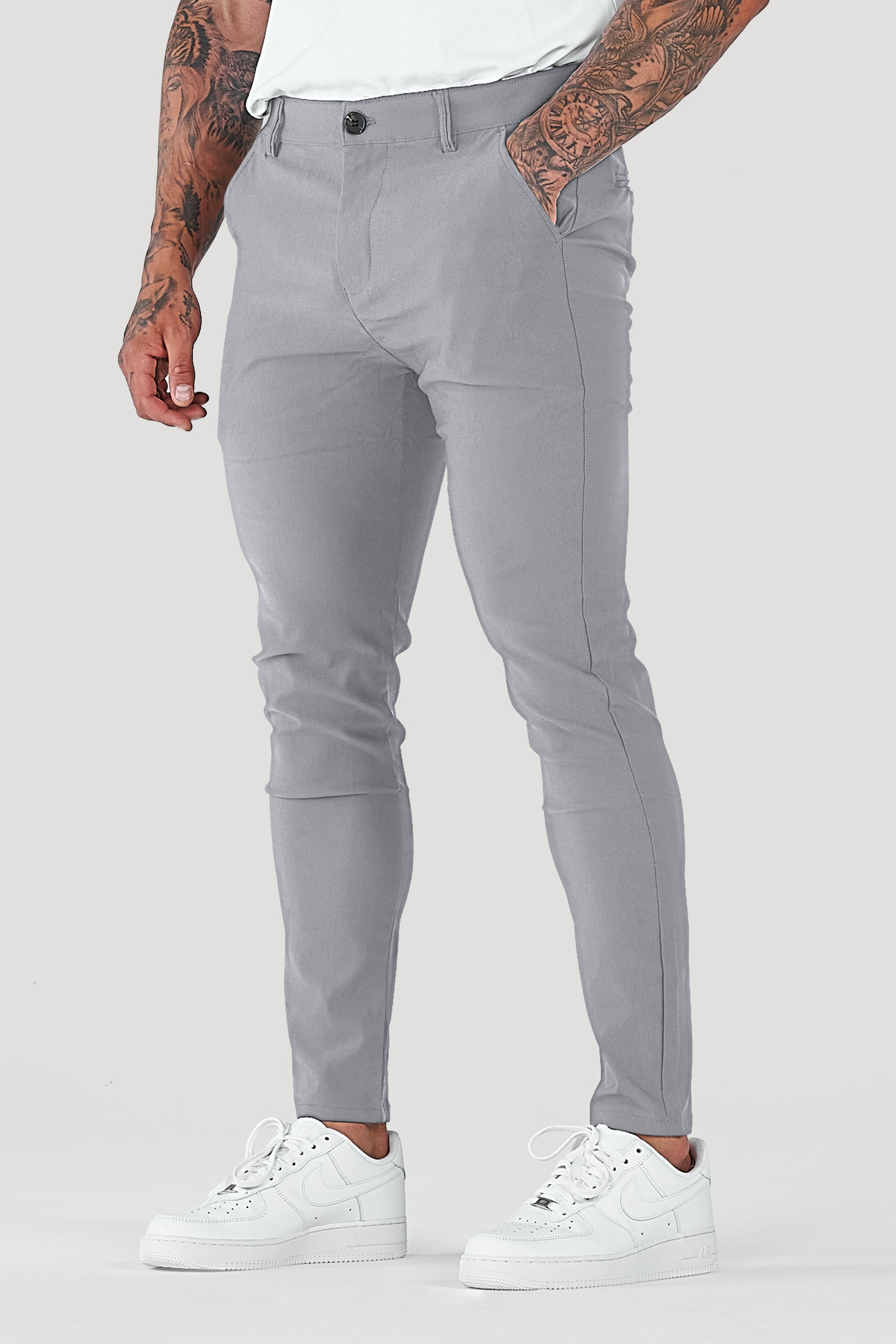 THE AVANI TROUSERS - JASNOSZARY