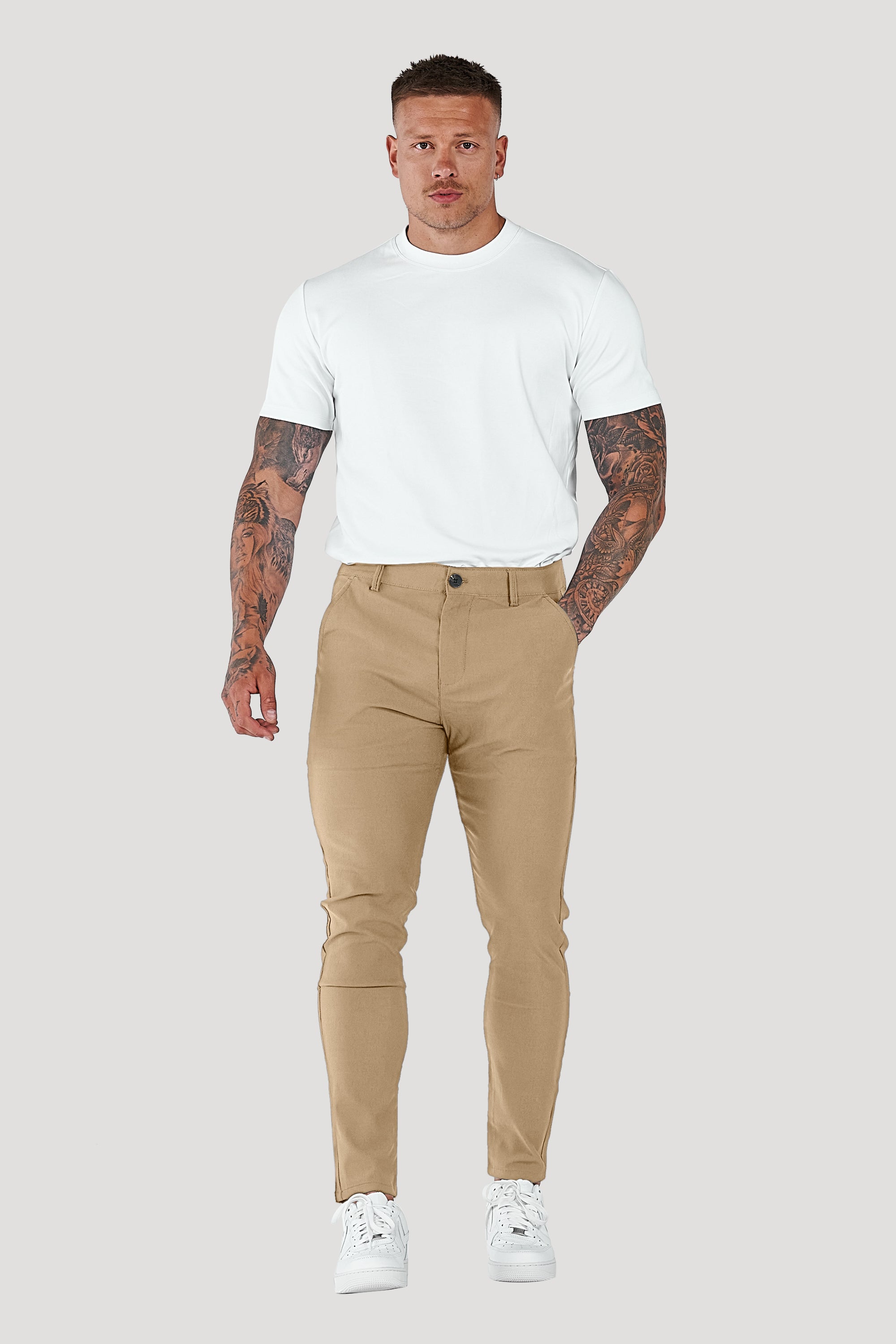 THE AVANI TROUSERS - CREMA