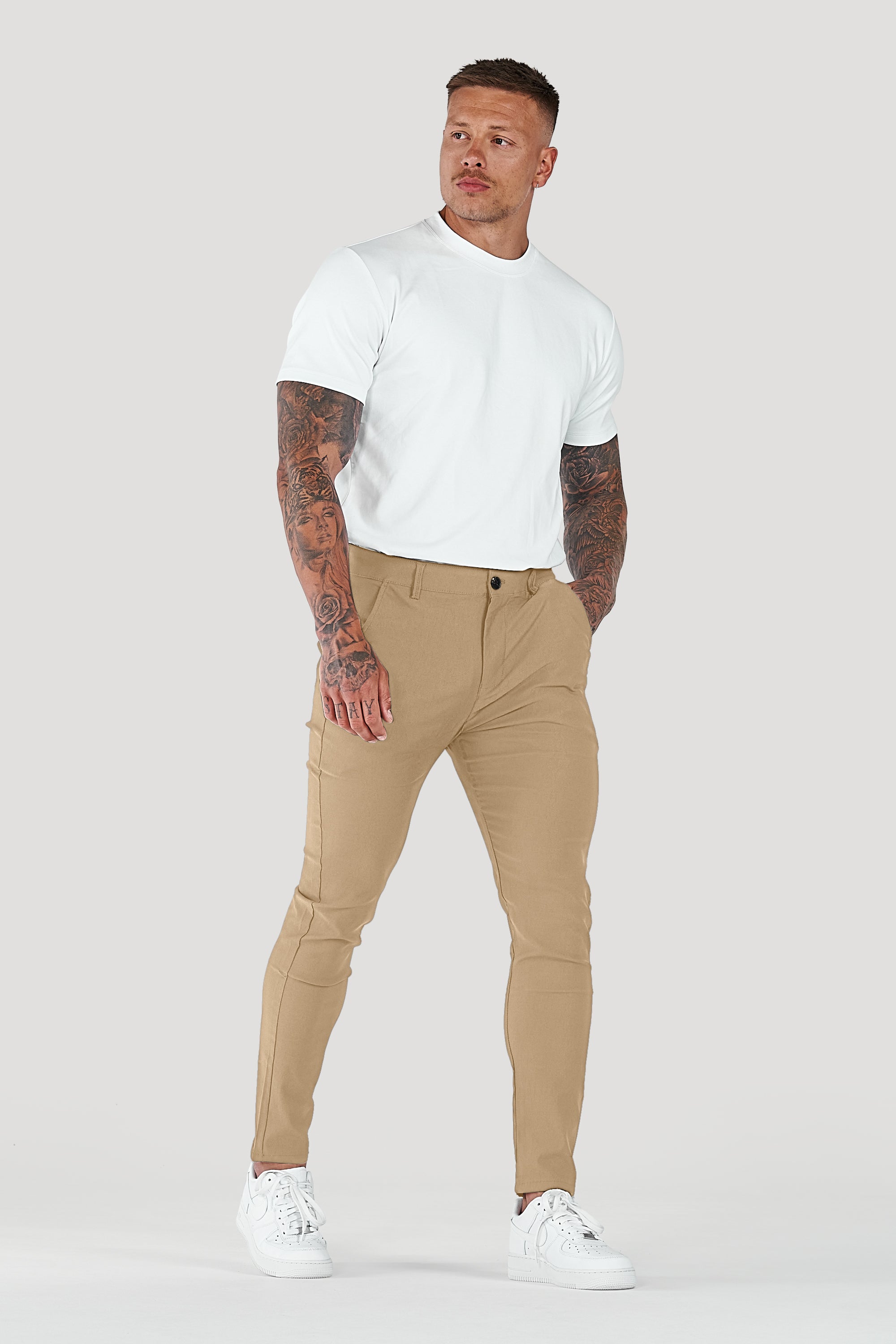 THE AVANI TROUSERS - CREMA