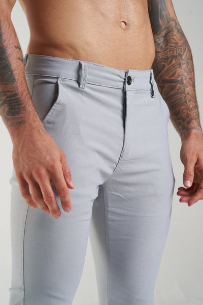 THE AVANI TROUSERS - LICHTGRIJS