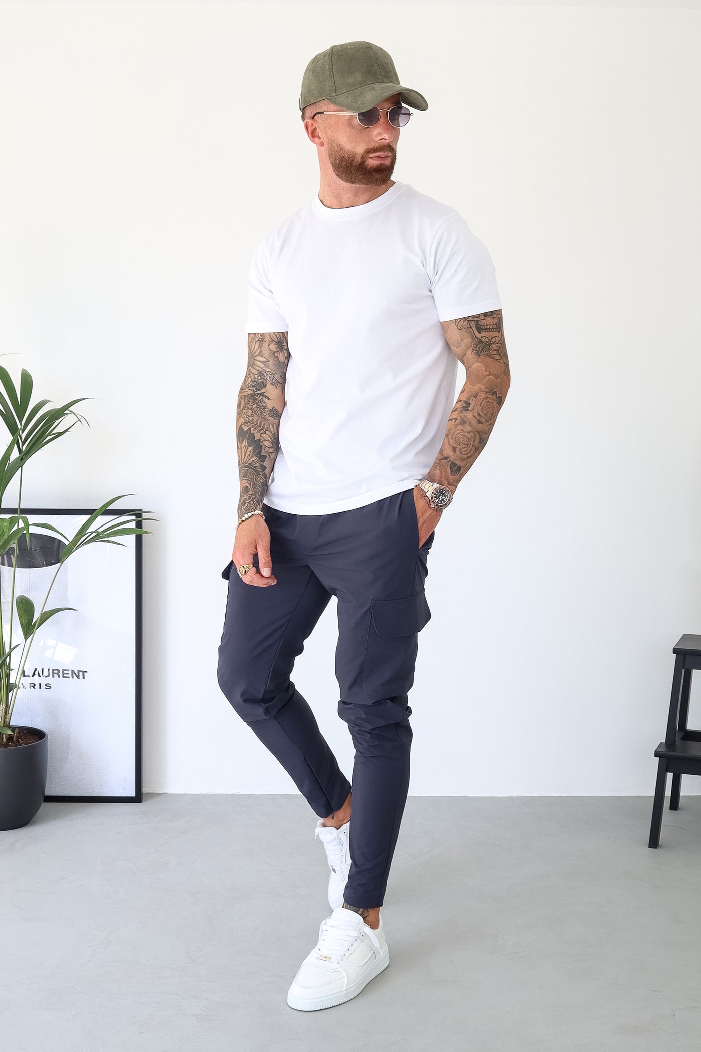 THE VENTURA CARGO PANTS - DARK BLUE - ICON. AMSTERDAM