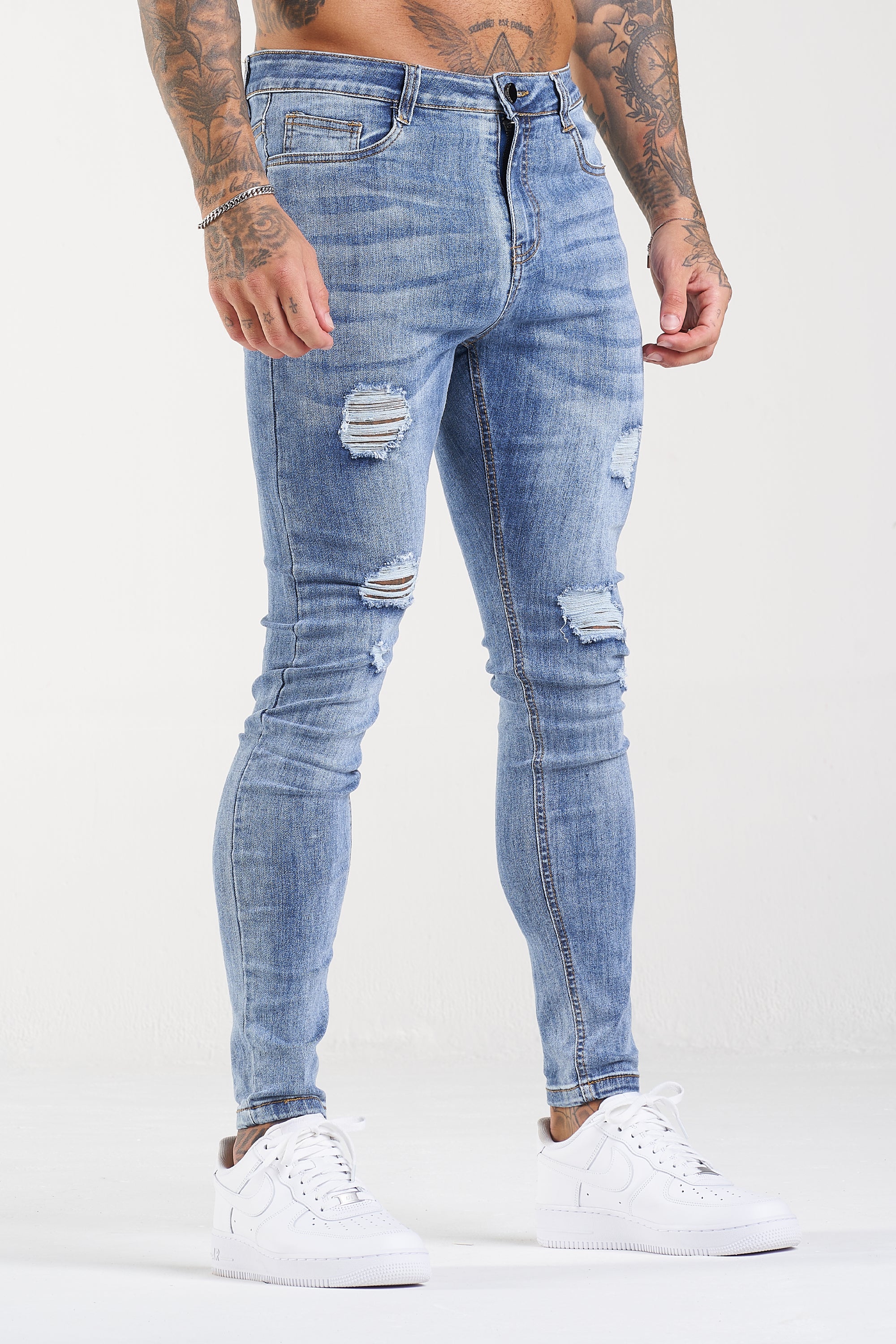 THE SAVAGE JEANS - PALE BLUE - ICON. AMSTERDAM