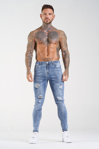 THE SAVAGE JEANS - PALE BLUE - ICON. AMSTERDAM