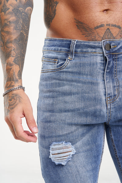 THE SAVAGE JEANS - PALE BLUE - ICON. AMSTERDAM