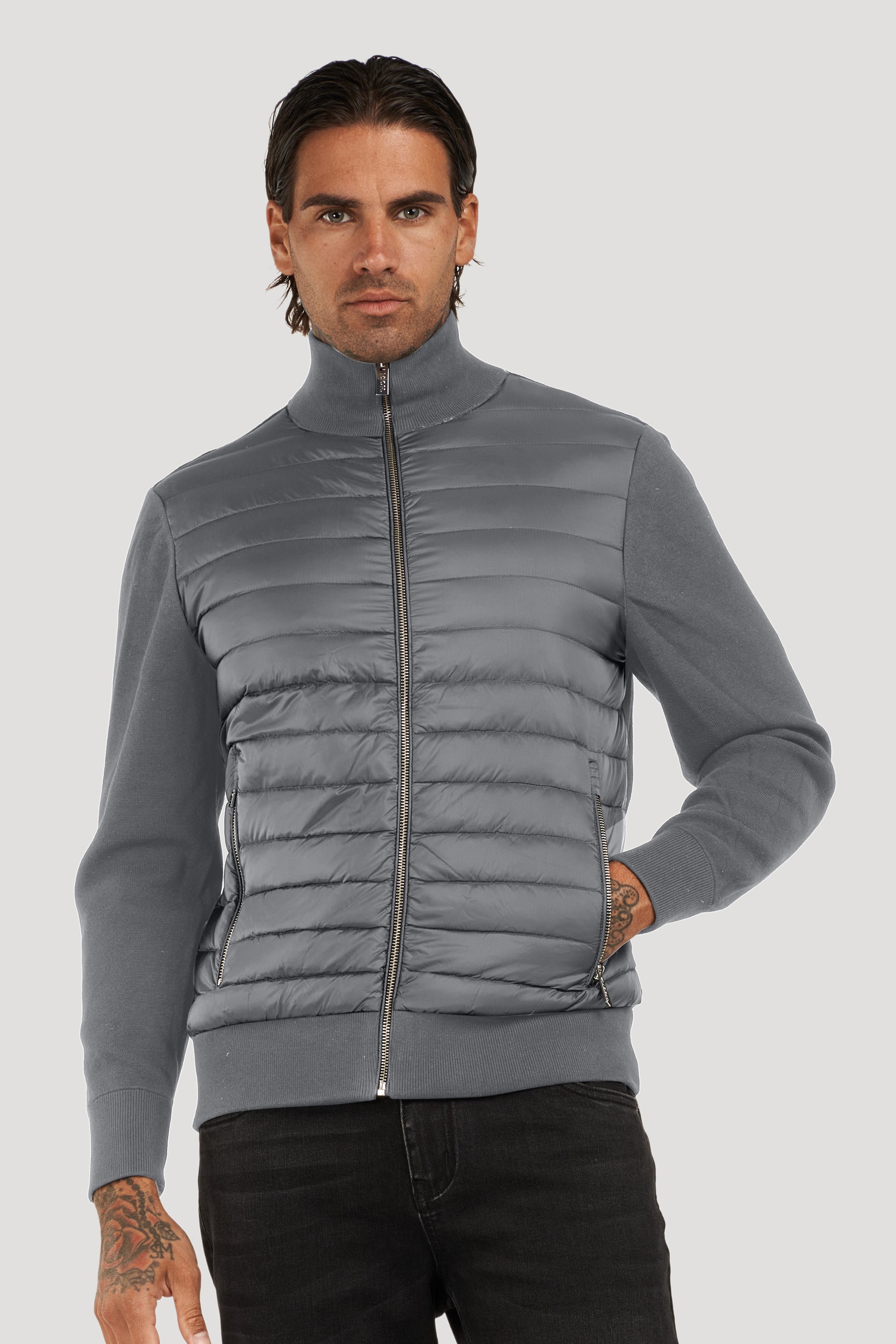 THE VERONA JACKET - CHARCOAL GREY